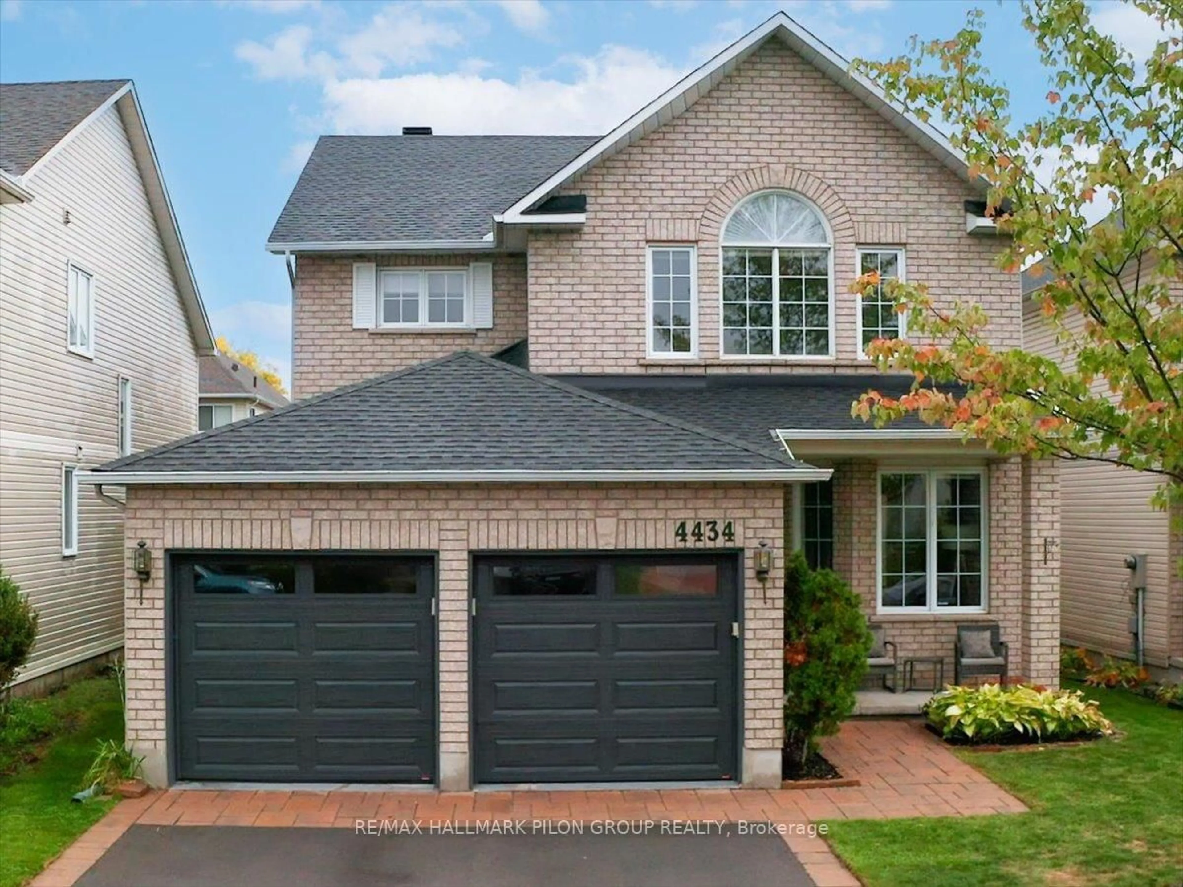 Home with brick exterior material, street for 4434 Rainforest Dr, Ottawa Ontario K1V 1L6