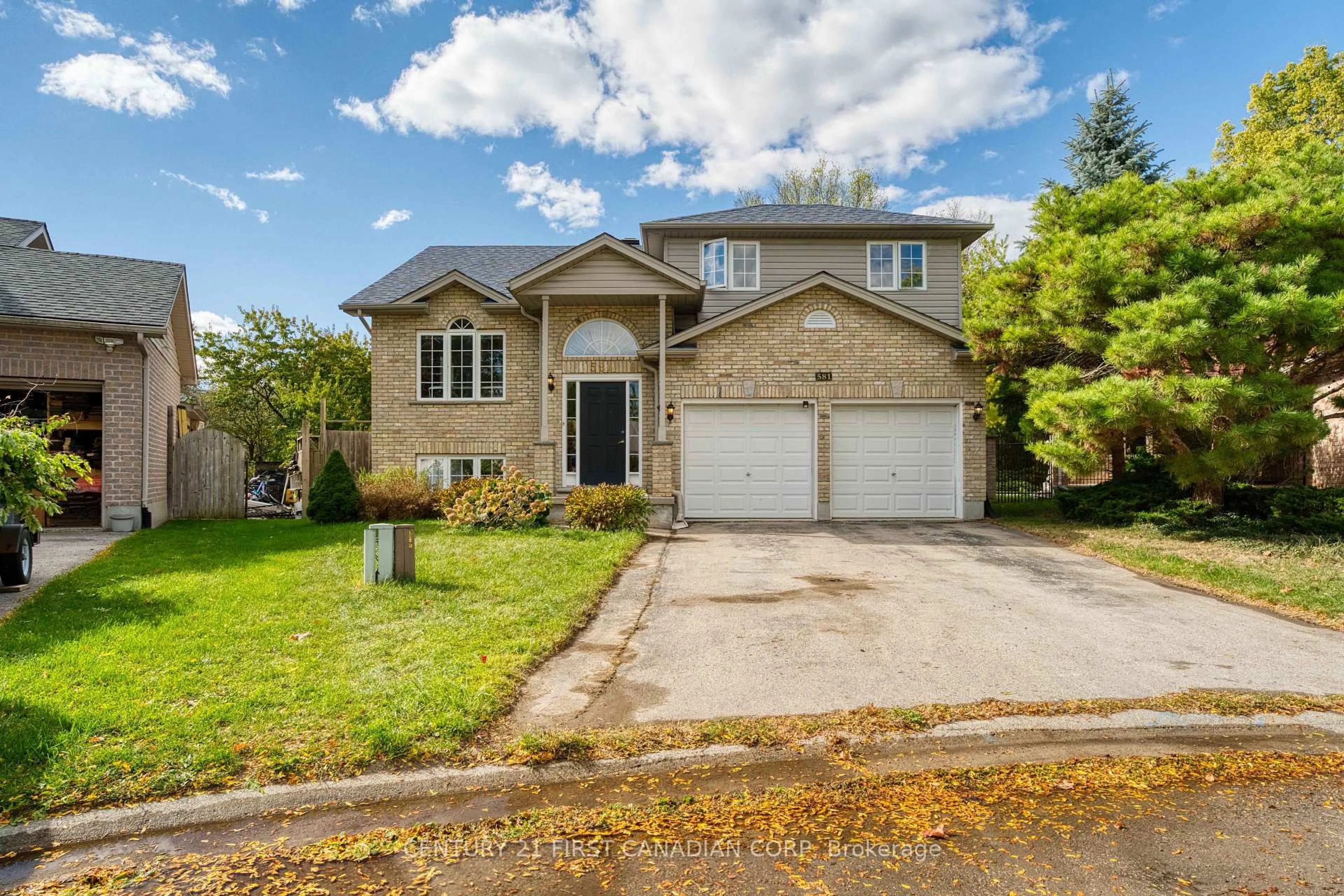 Home with brick exterior material, street for 581 Forest Creek Pl, London East Ontario N5Y 5T7