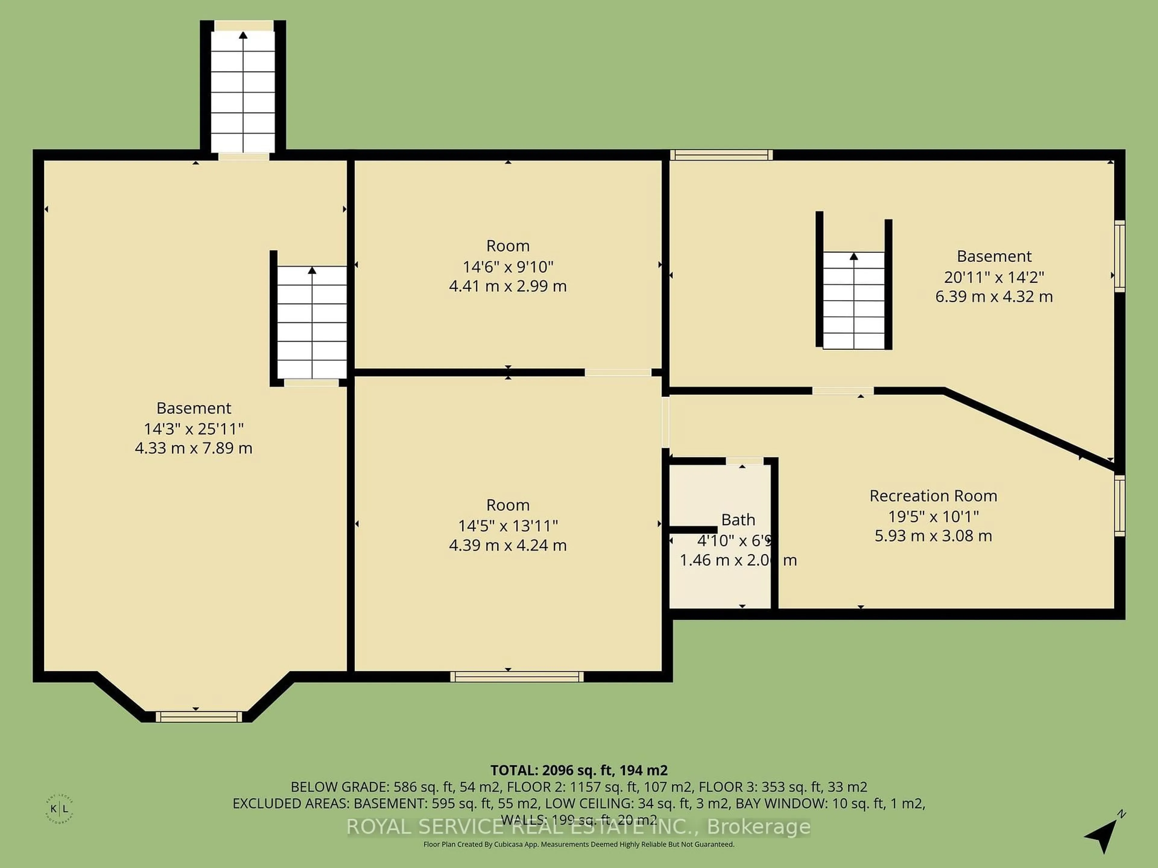 Floor plan for 68 Young St, Port Hope Ontario L1A 1M6