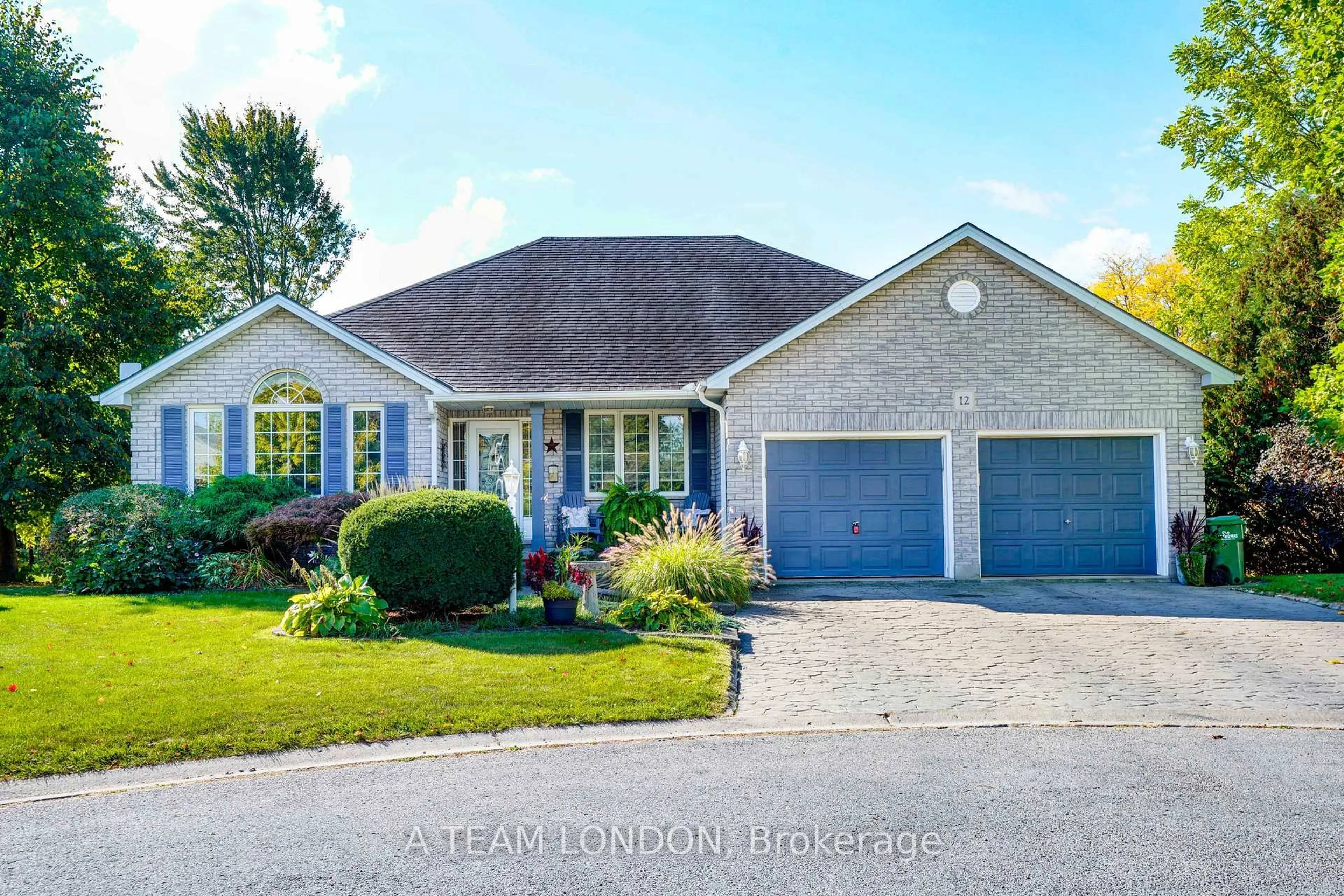 Home with brick exterior material, street for 12 Huntington Terr, St. Thomas Ontario N5R 6H1