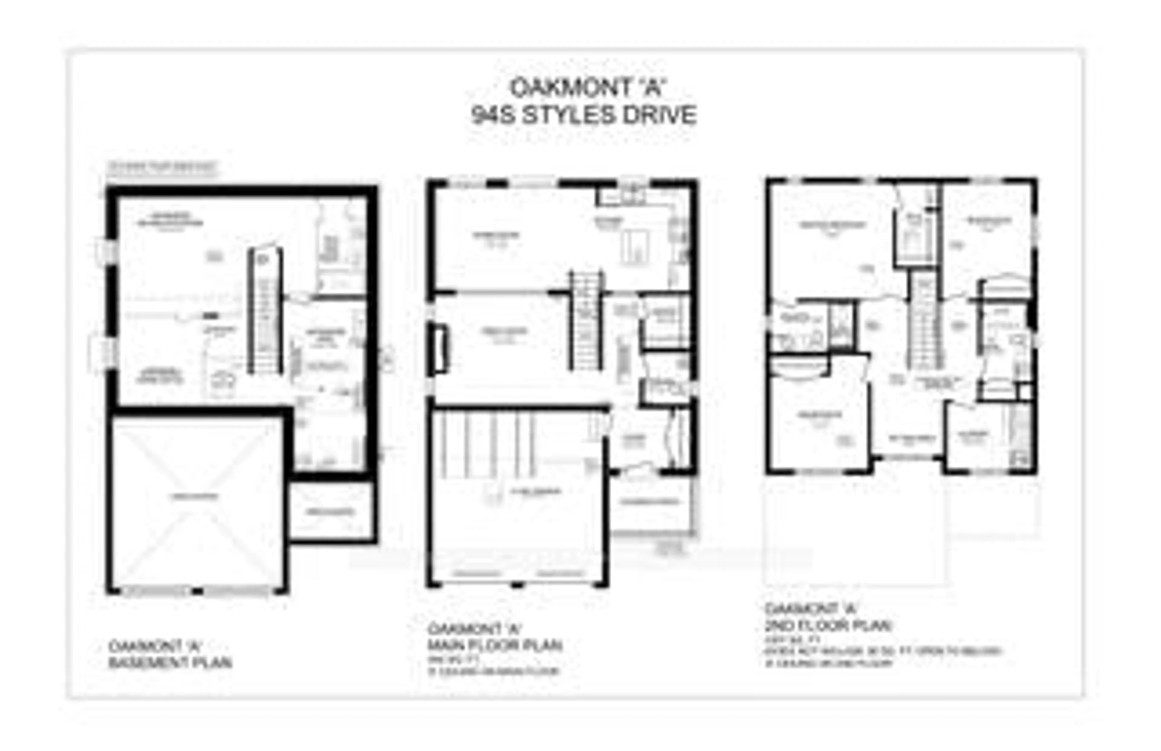 Floor plan for 94 STYLES Dr, St. Thomas Ontario N5R 0N8