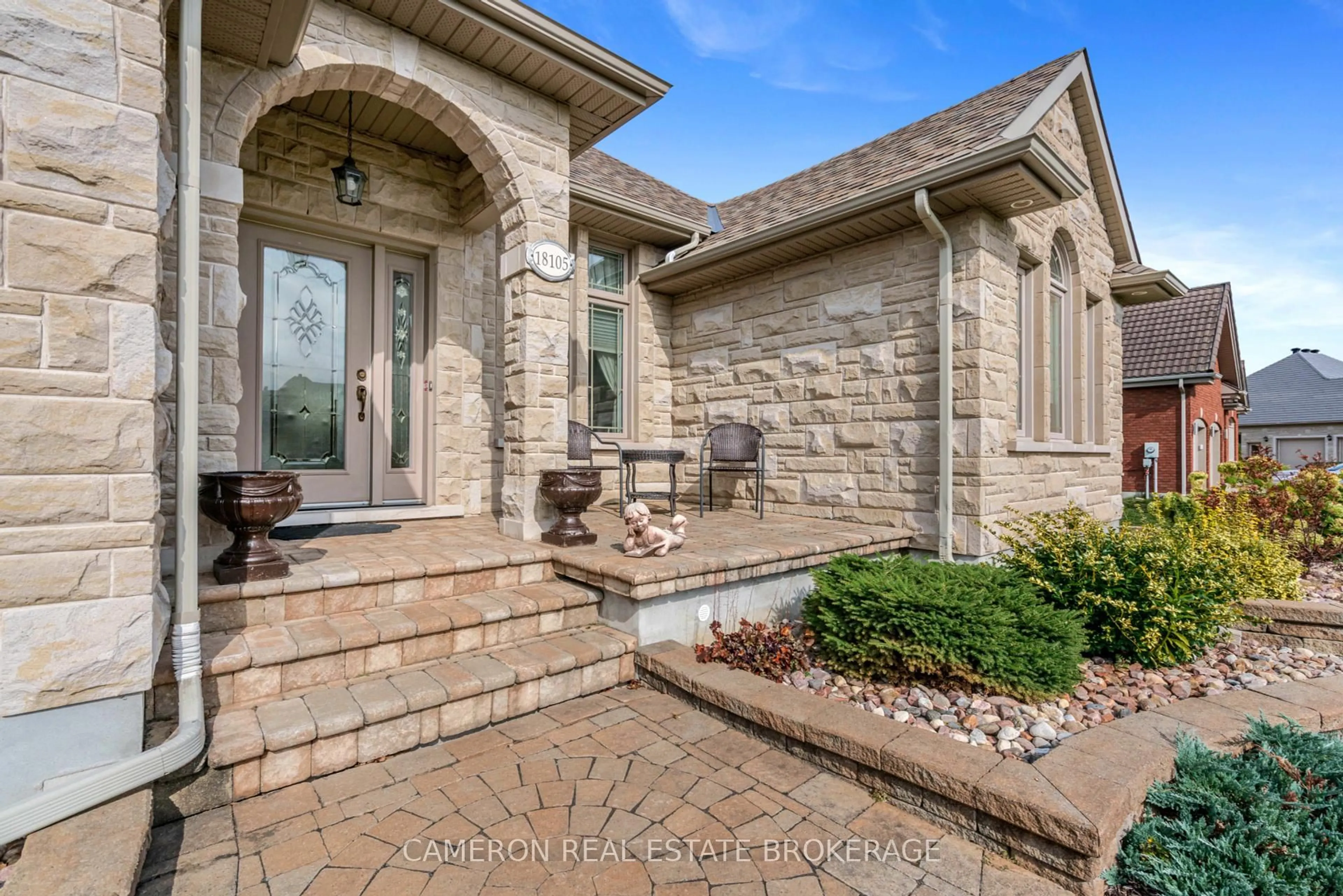 Home with brick exterior material, street for 18105 Farlinger Dr, South Glengarry Ontario K6H 5R5