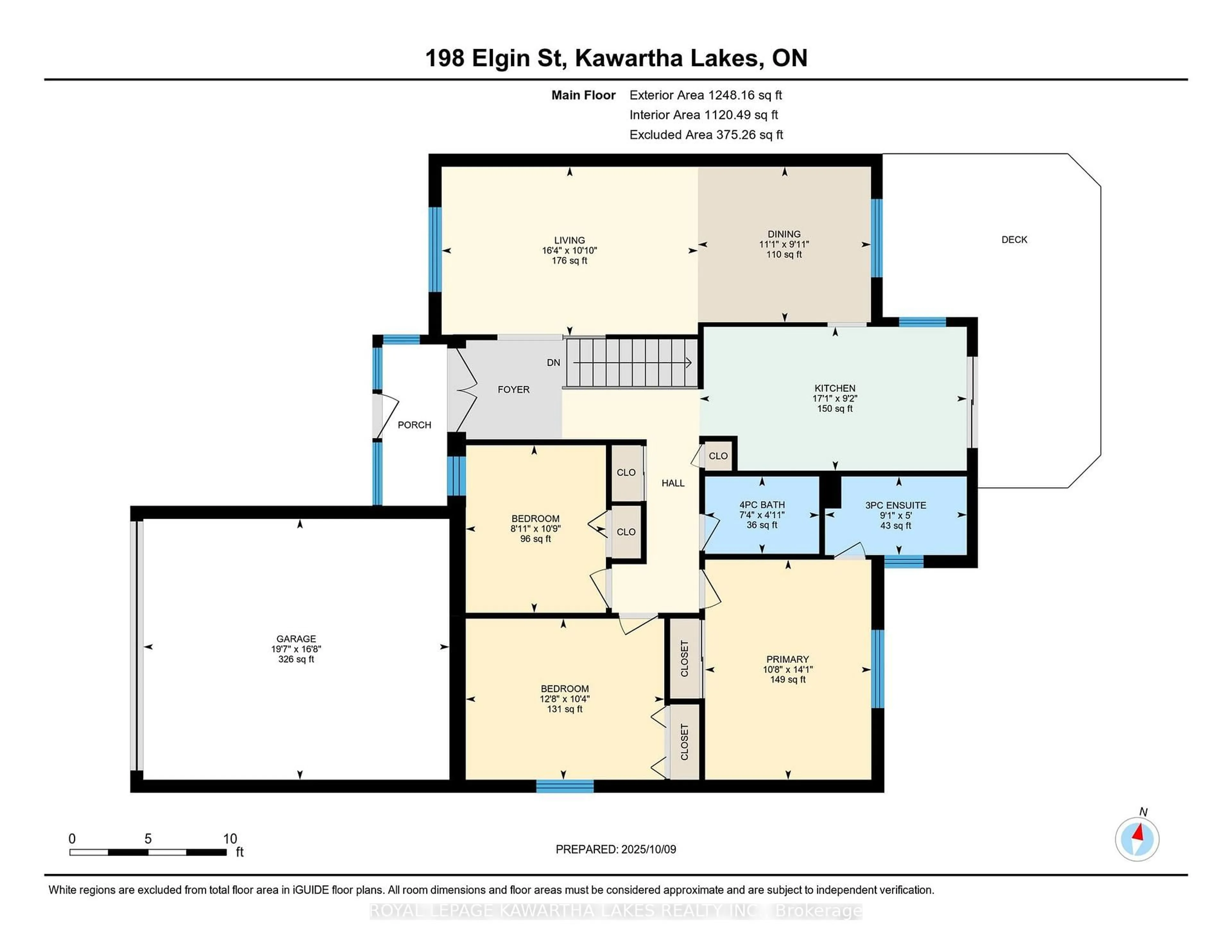 Floor plan for 198 Elgin St, Kawartha Lakes Ontario K9V 6B1