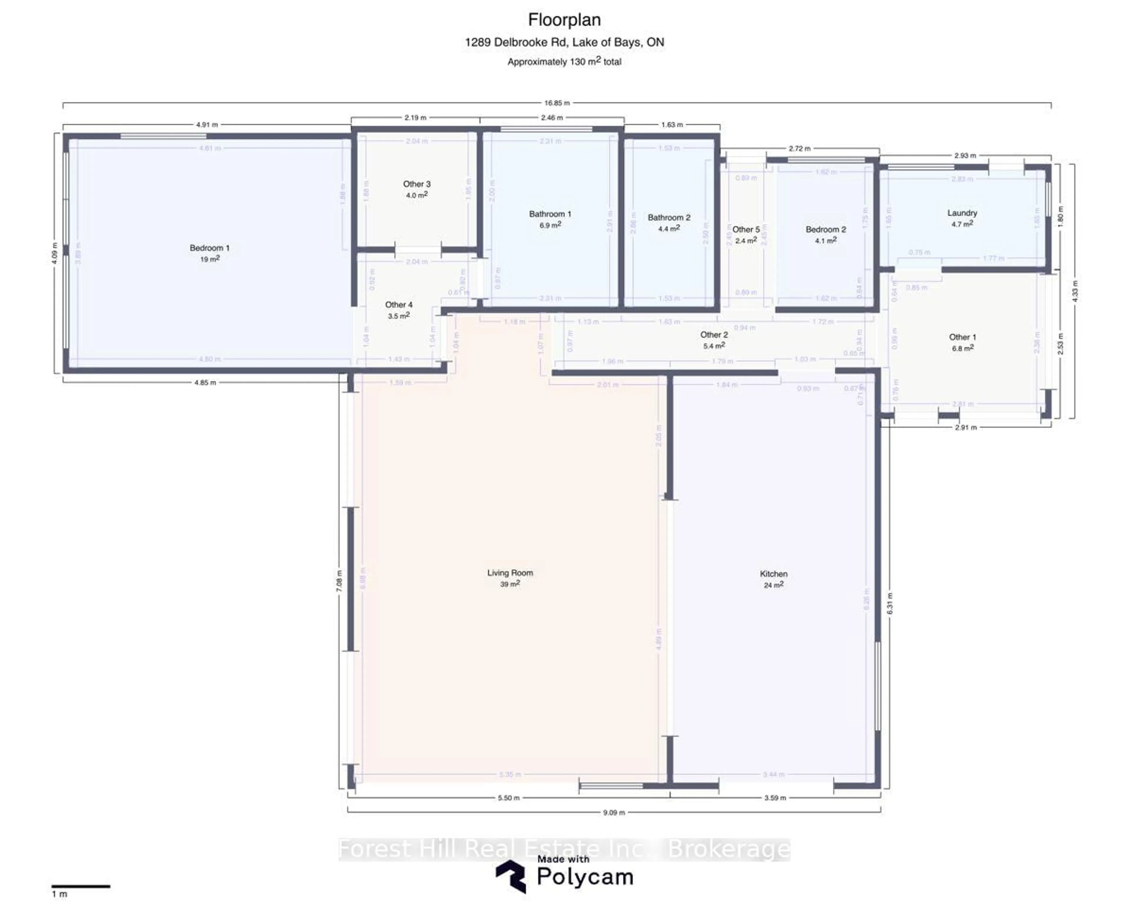 Floor plan for 1289 Delbrooke Rd, Lake of Bays Ontario P0H 1H0