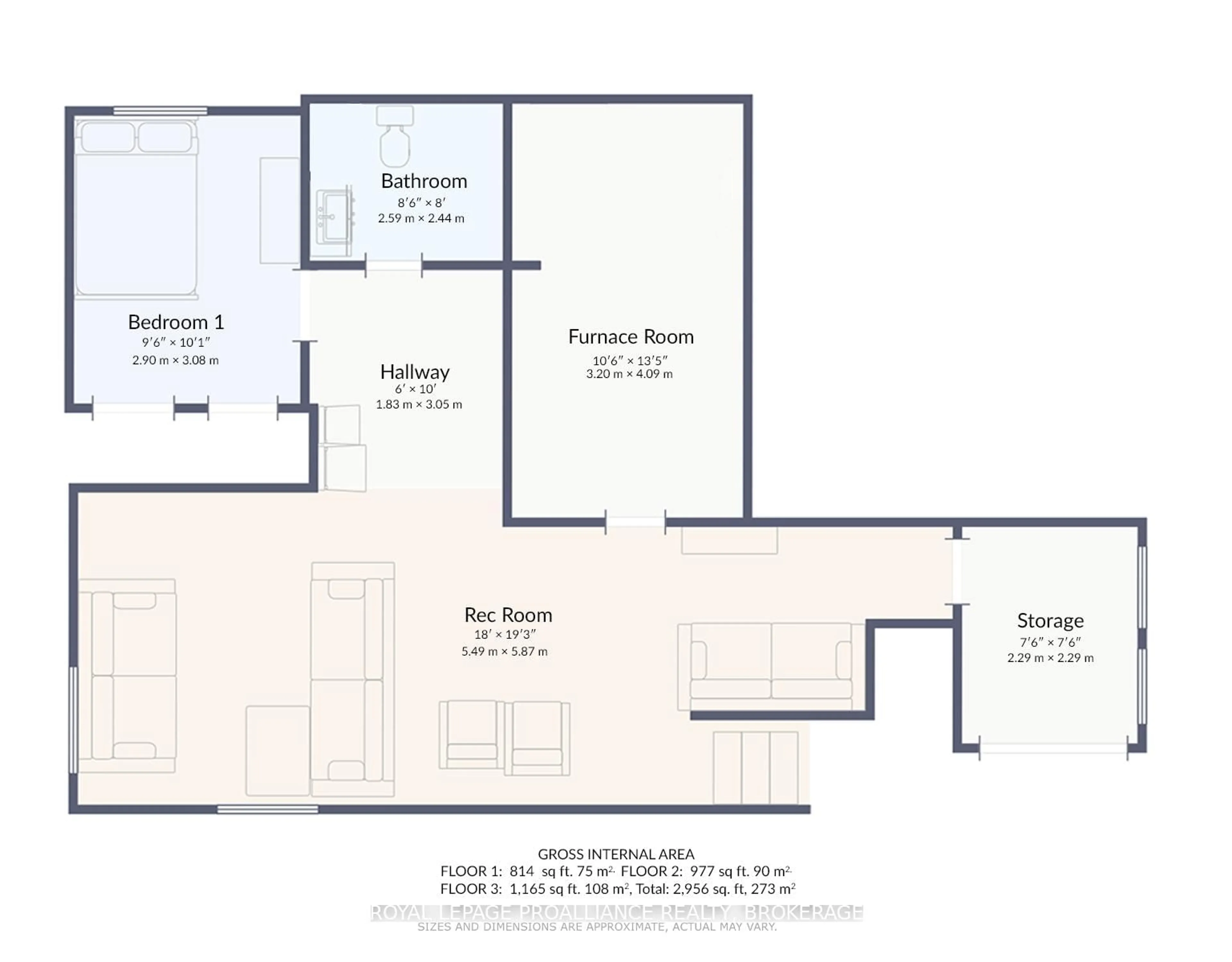 Floor plan for 1365 Andersen Dr, Kingston Ontario K7P 0P5