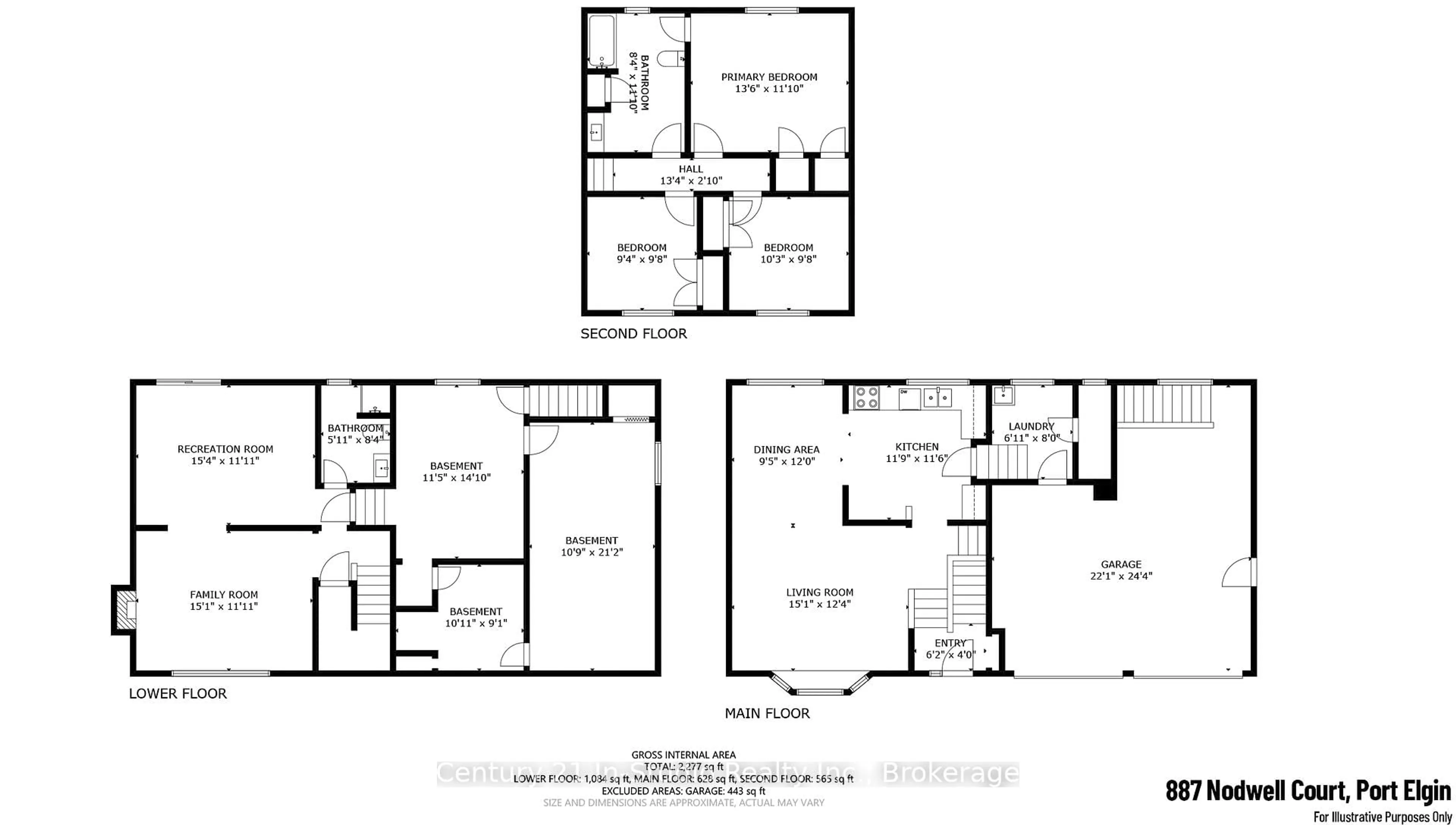 Floor plan for 887 Nodwell Crt, Saugeen Shores Ontario N0H 2C4