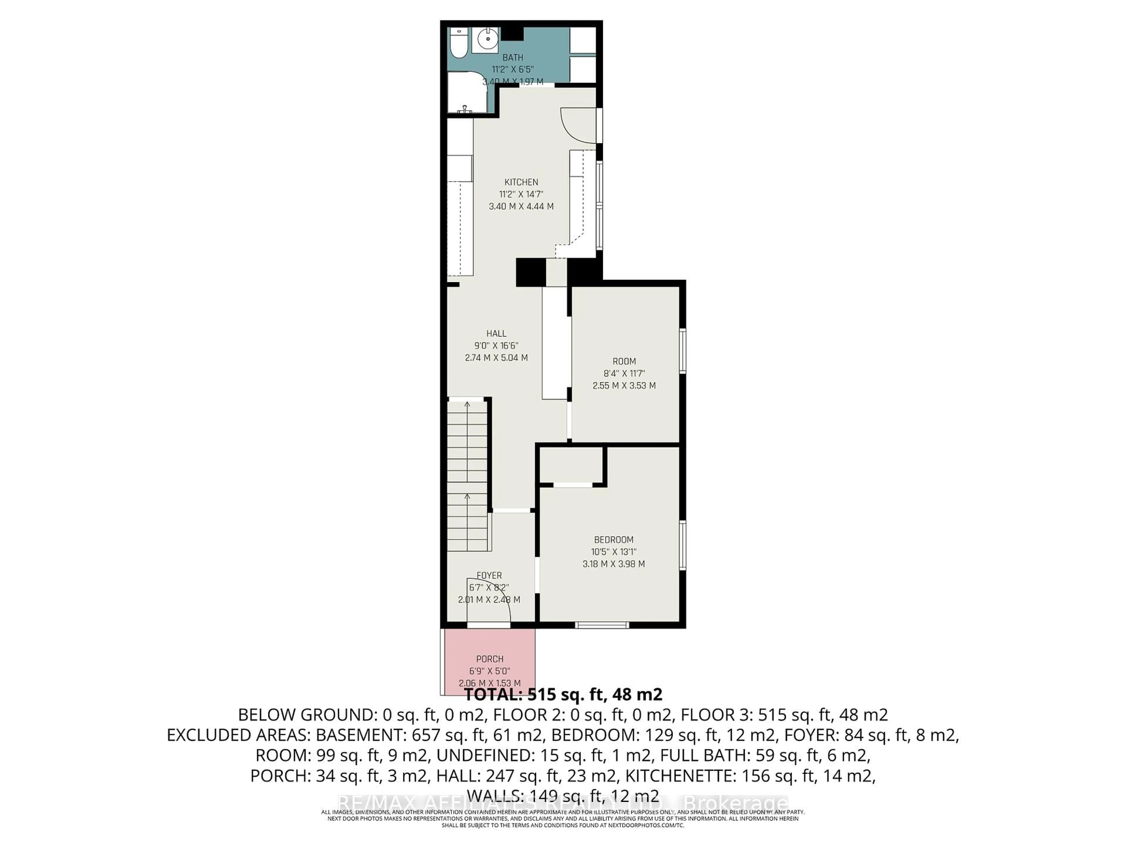 Floor plan for 20 Montague St, Smiths Falls Ontario K7A 2M1