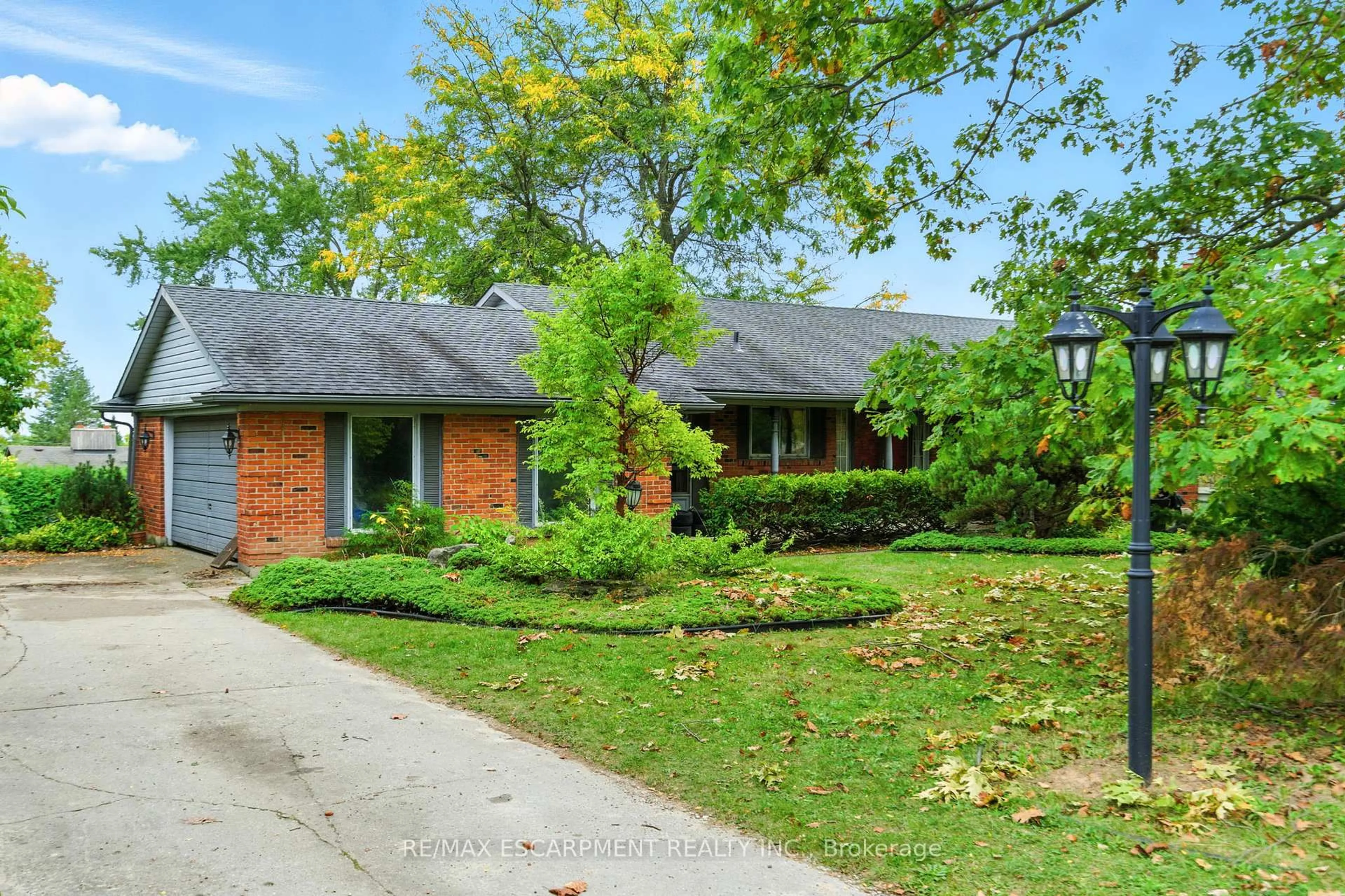 Home with brick exterior material, street for 55 Overdale Ave, Hamilton Ontario L9H 7G8