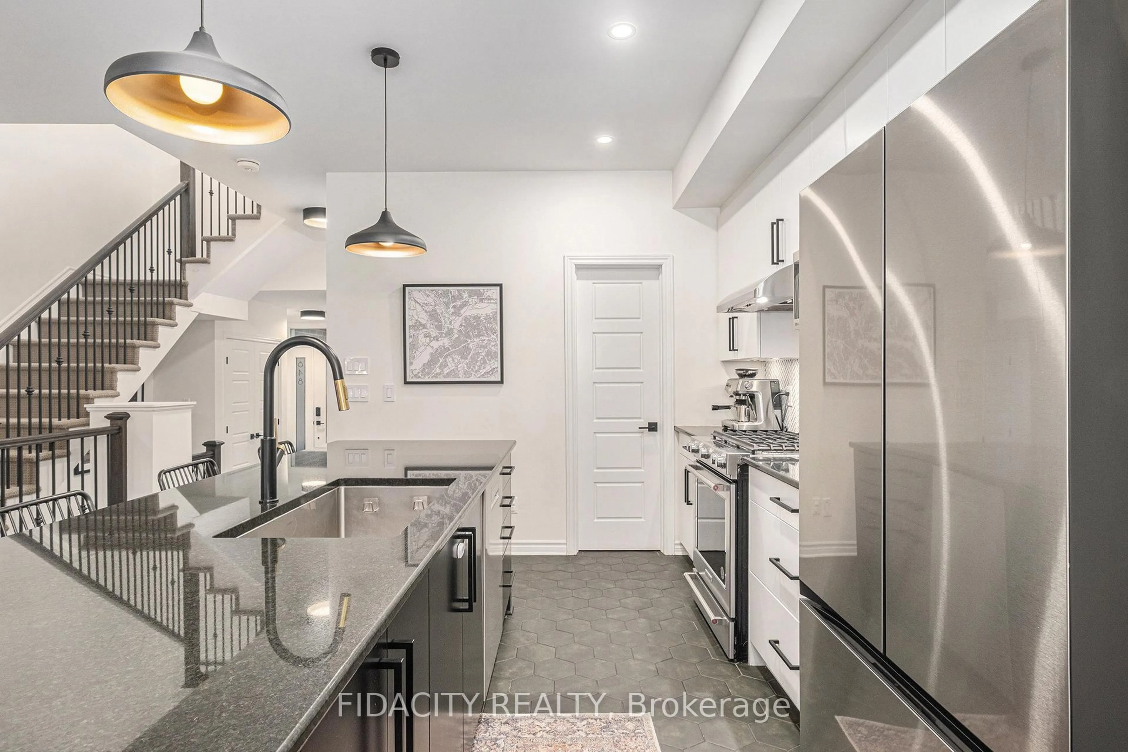 Contemporary kitchen, ceramic/tile floor for 648 Vivera Pl, Ottawa Ontario K2S 2N1