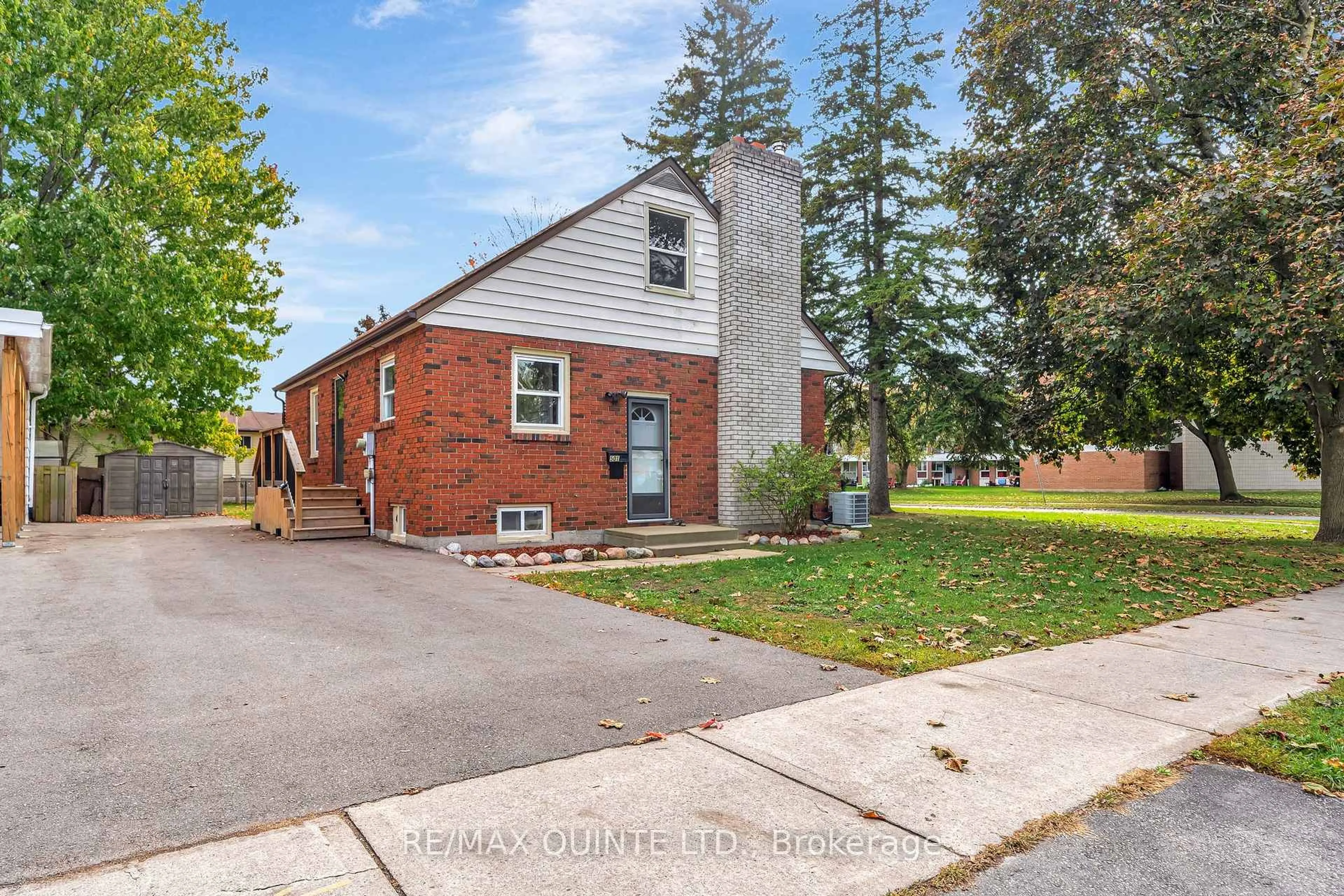 Home with brick exterior material, street for 501 Bridge St, Belleville Ontario K8N 1P9