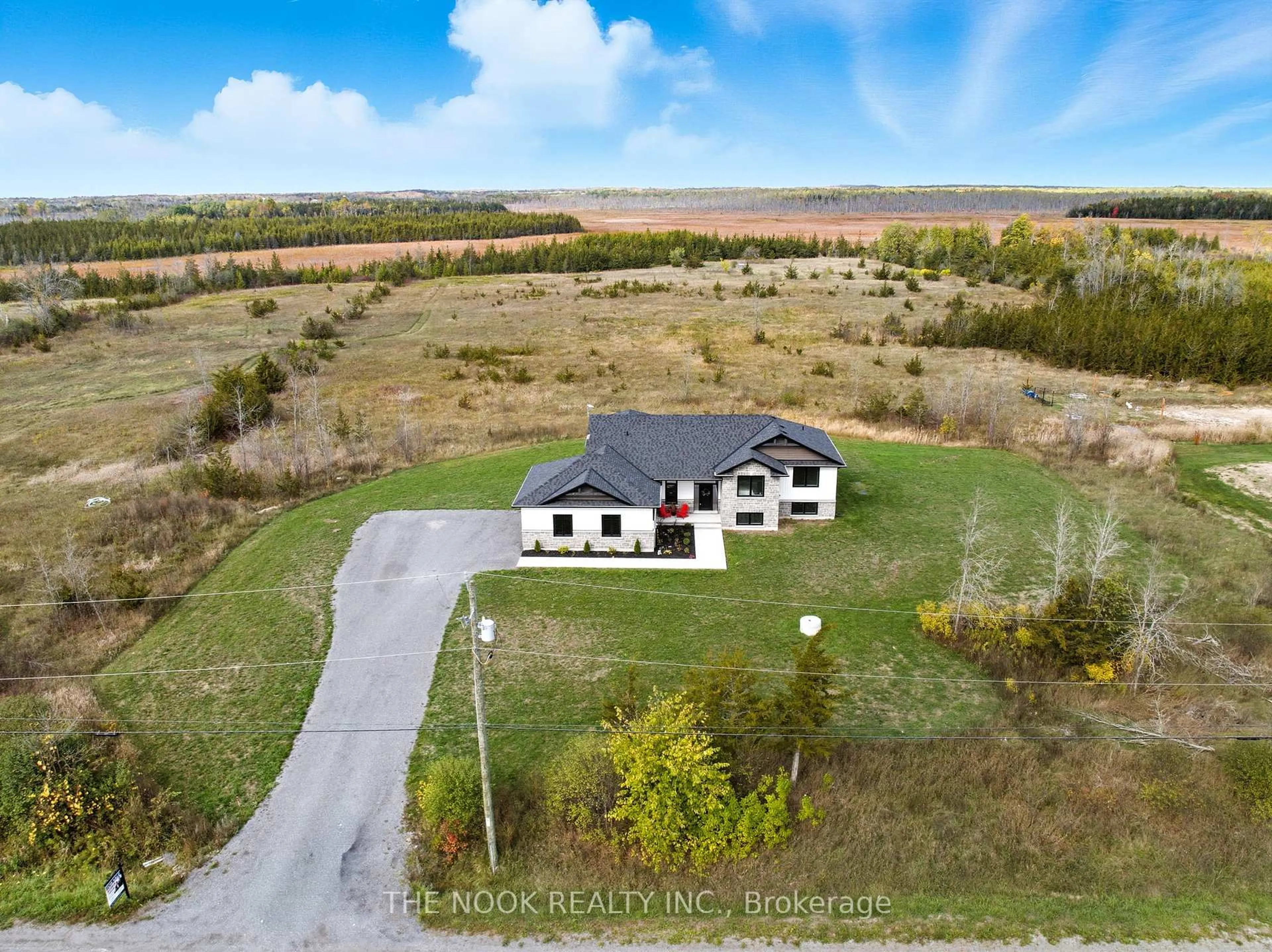 A pic from outside/outdoor area/front of a property/back of a property/a pic from drone, unknown for 3557 Blessington Rd, Shannonville Ontario K0K 2N0