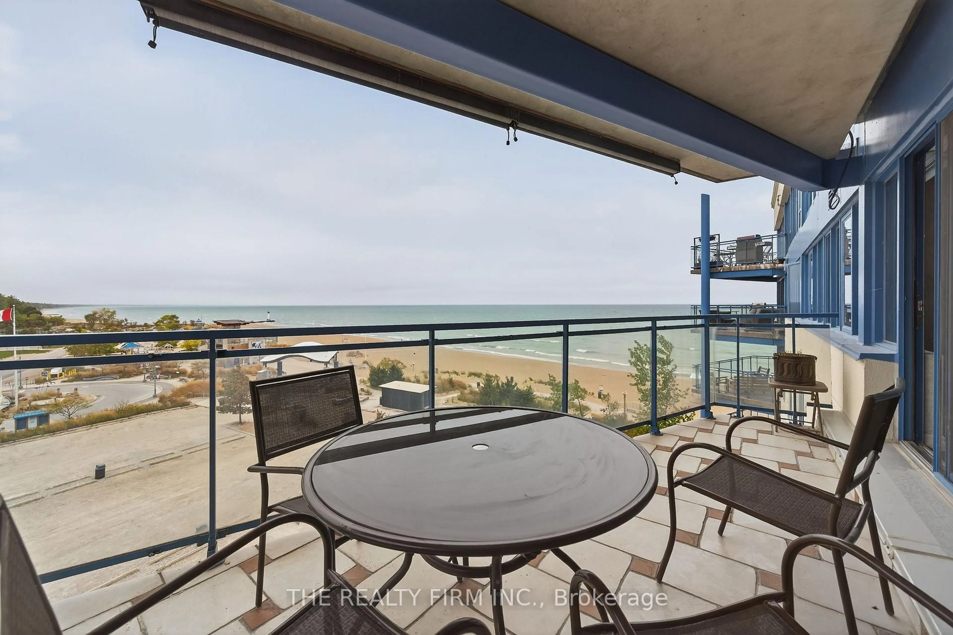 Patio, water/lake/river/ocean view for 9 Pine St #604, Lambton Shores Ontario N0M 1T0