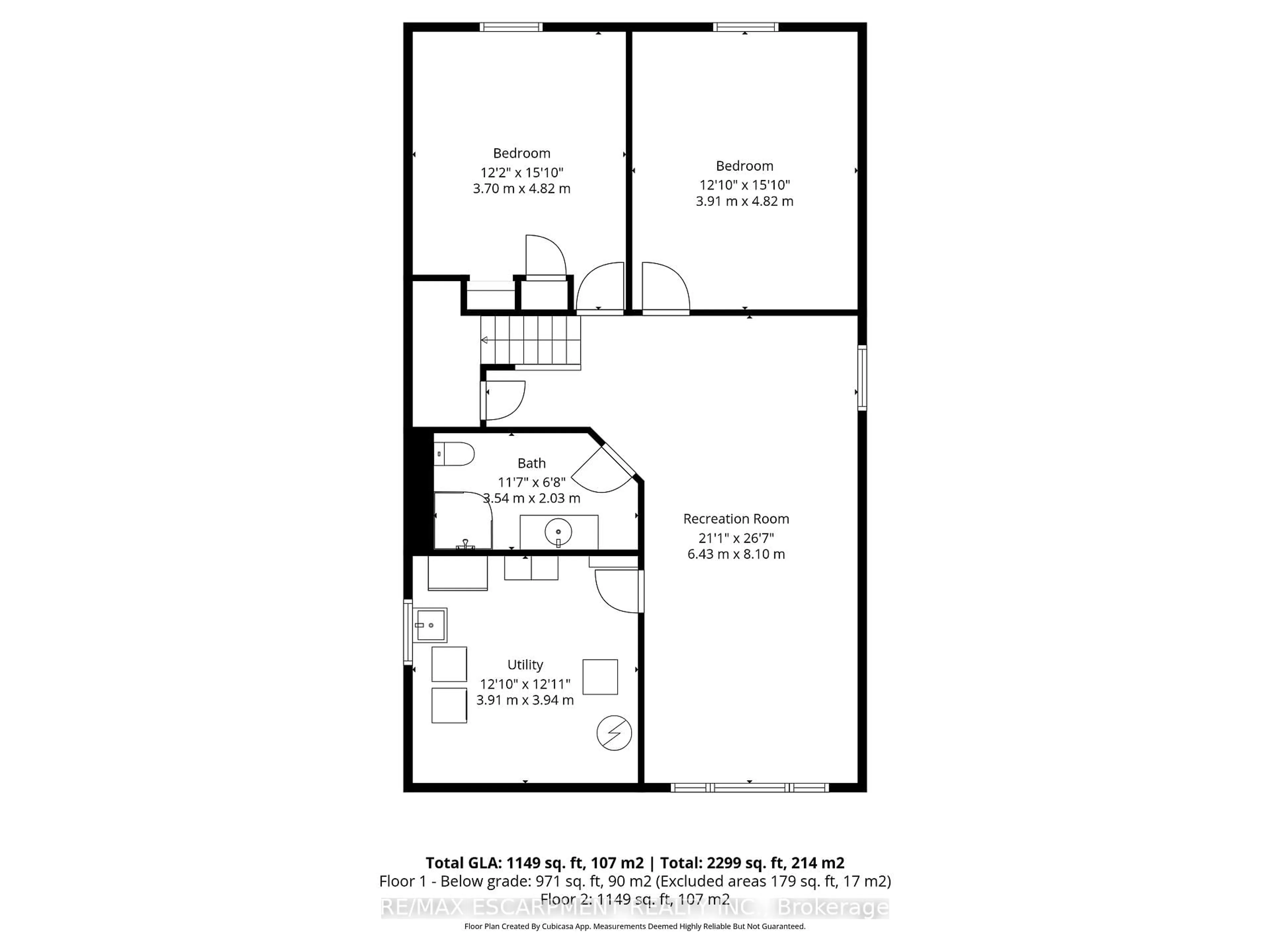 Floor plan for 12 Geddes St, Grimsby Ontario L3M 1J4