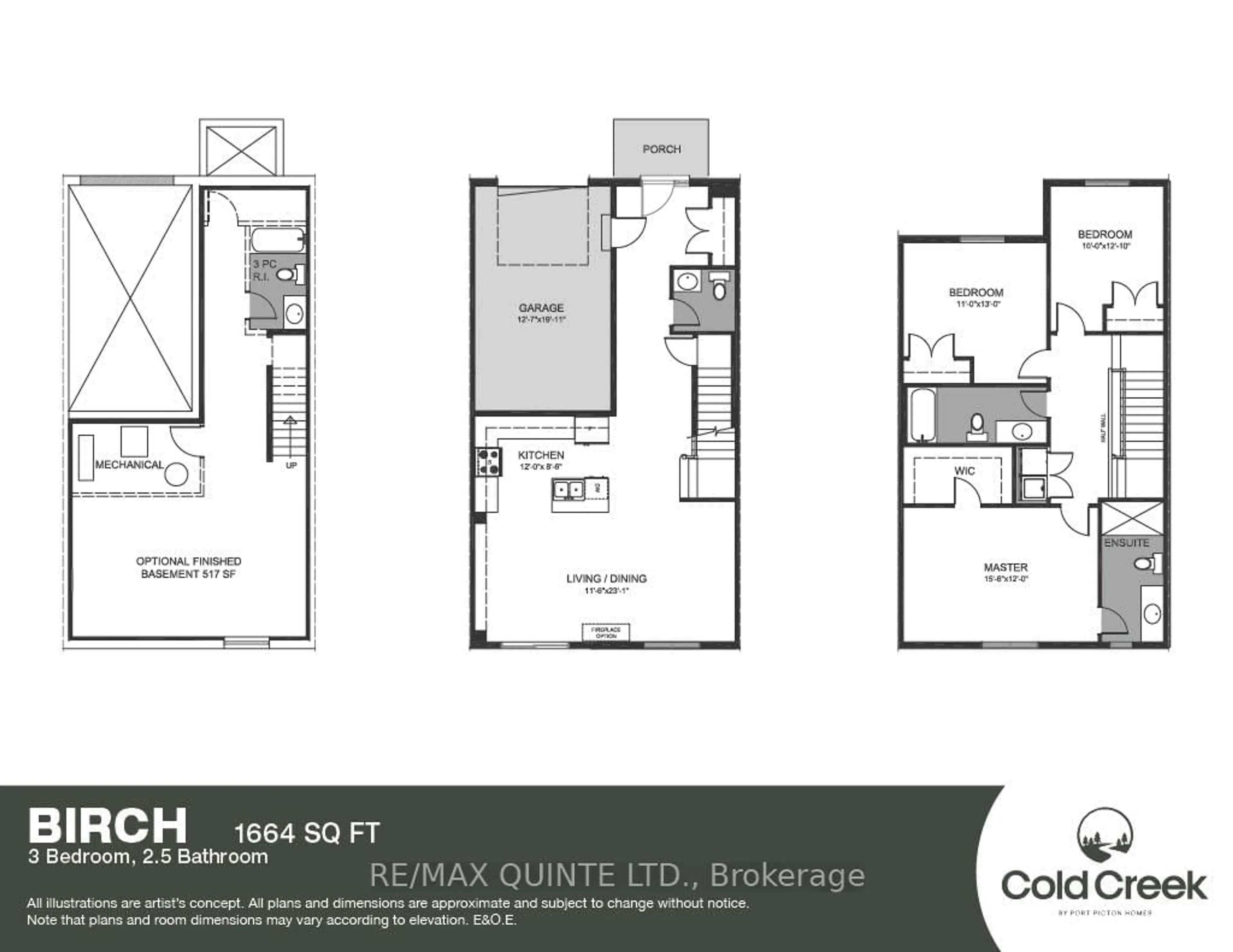 Floor plan for 73 Hineman St, Prince Edward County Ontario K0K 2T0