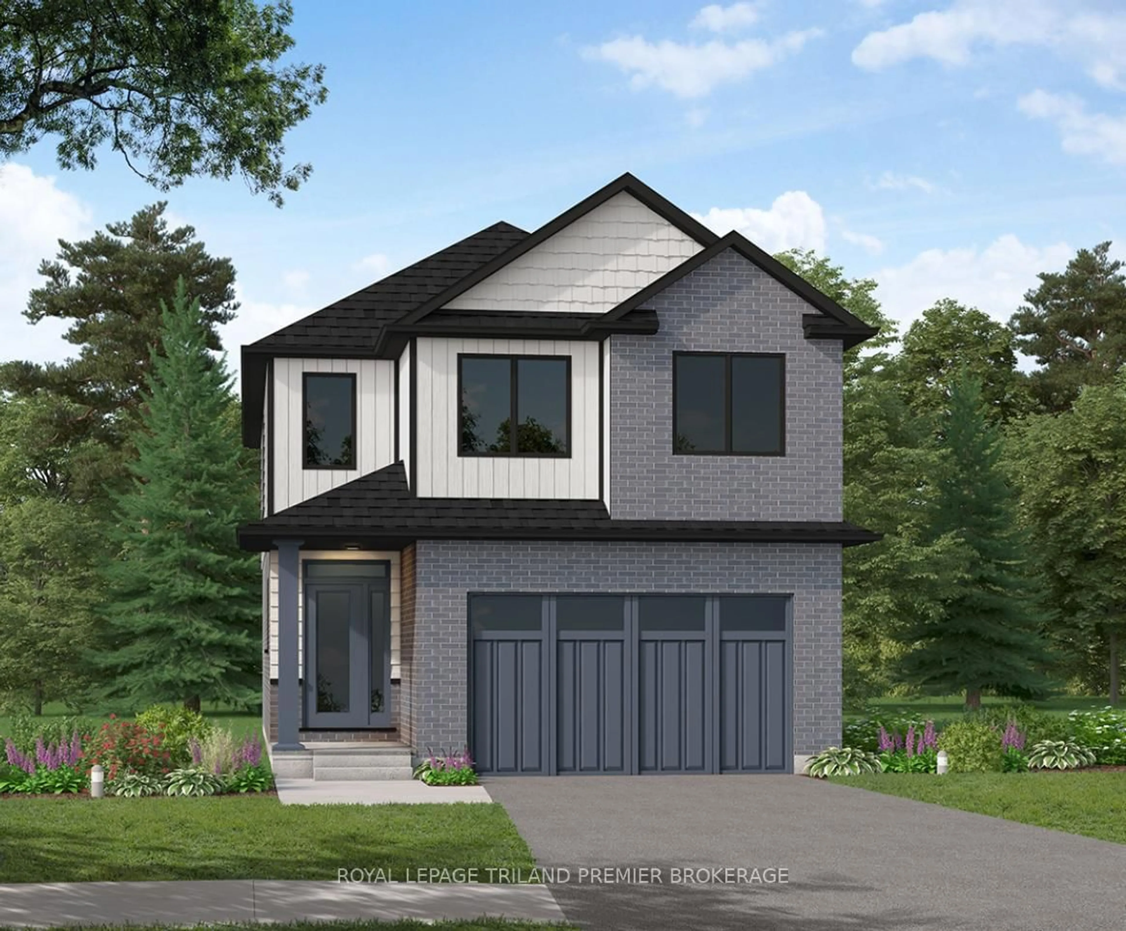 Home with brick exterior material, street for 1597 CHICKADEE Tr, London South Ontario N6M 1G4