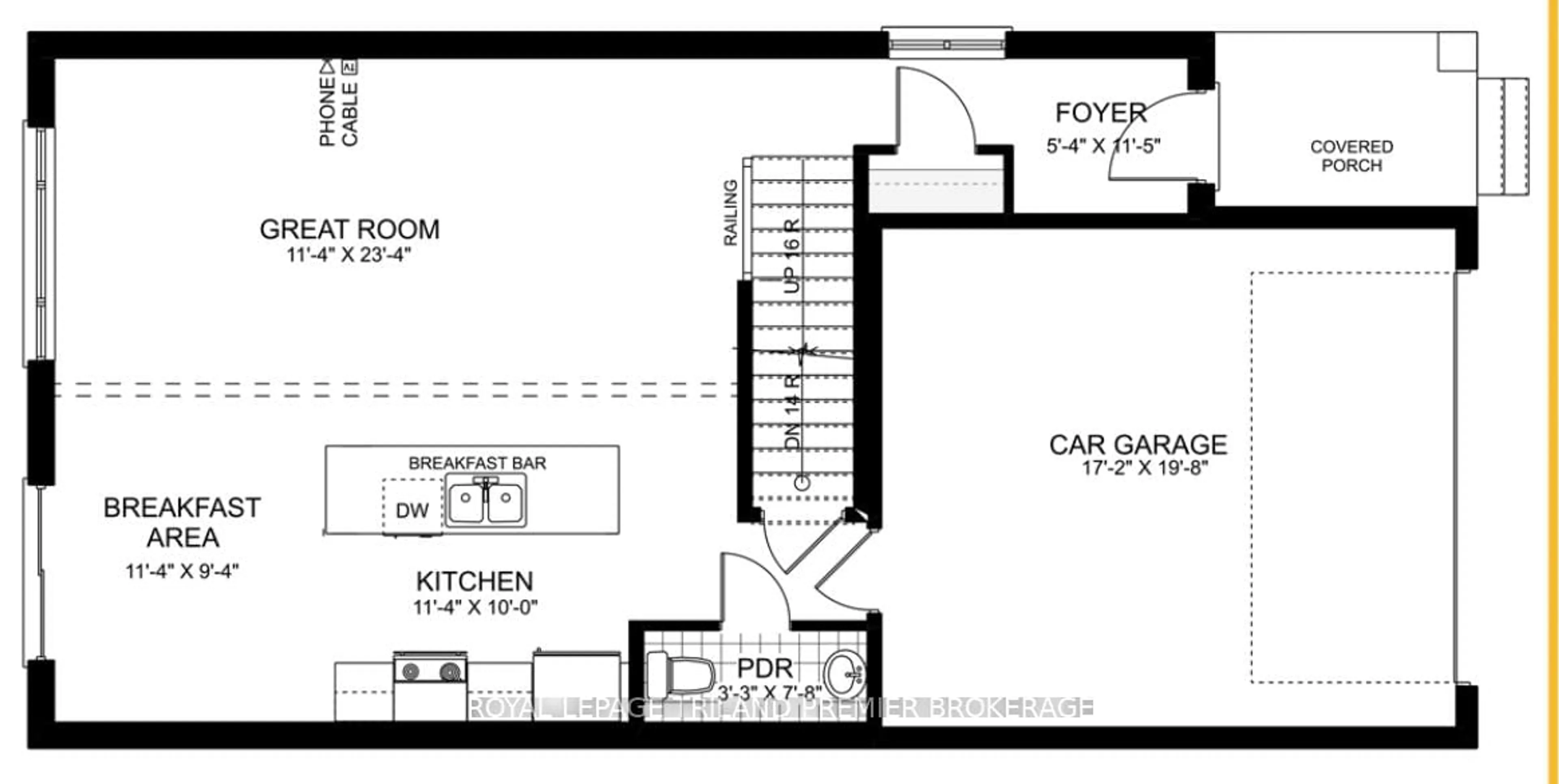 Floor plan for 1597 CHICKADEE Tr, London South Ontario N6M 1G4