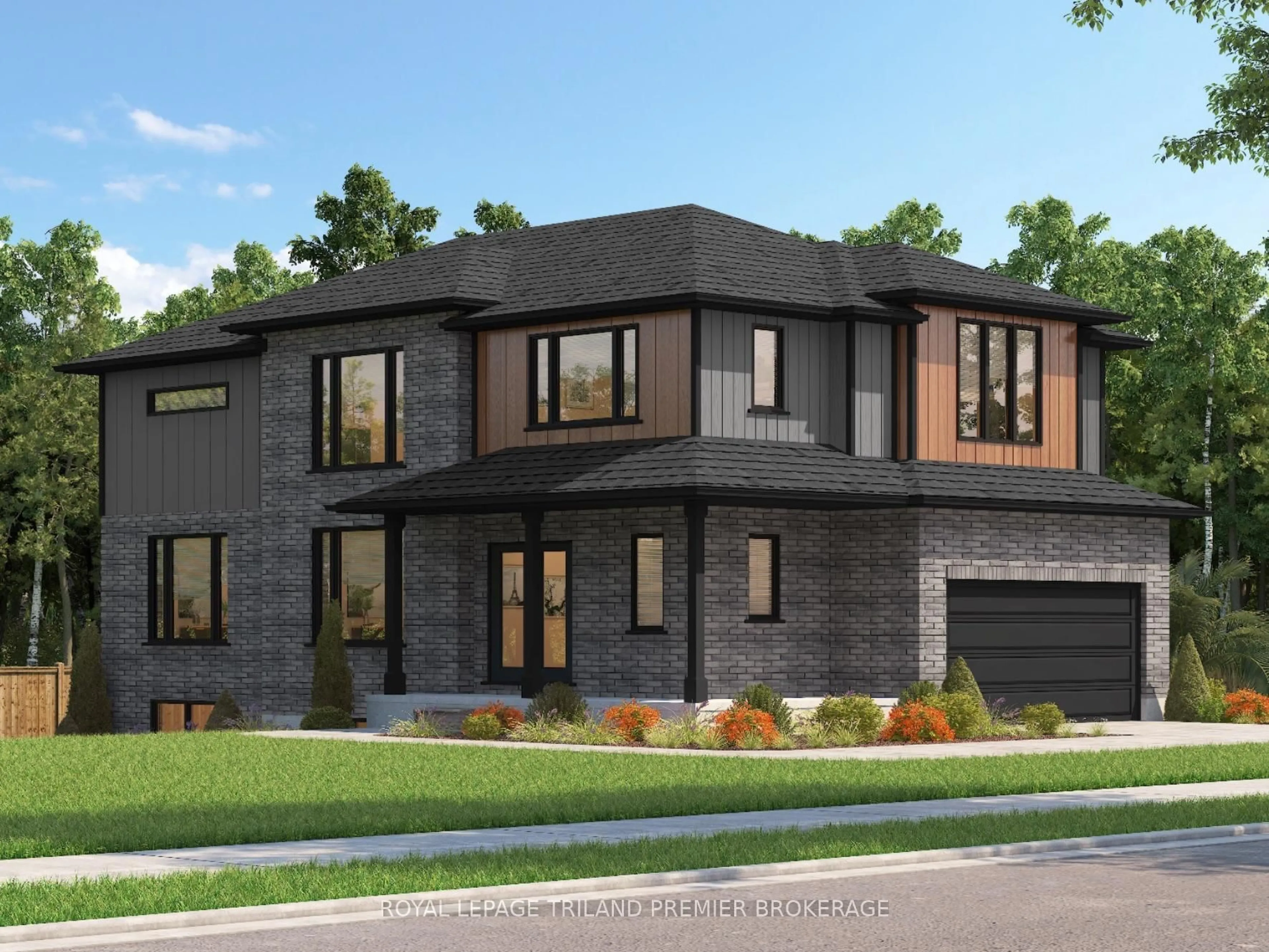 Home with brick exterior material, street for 1585 CHICKADEE Tr, London South Ontario N6M 1G4