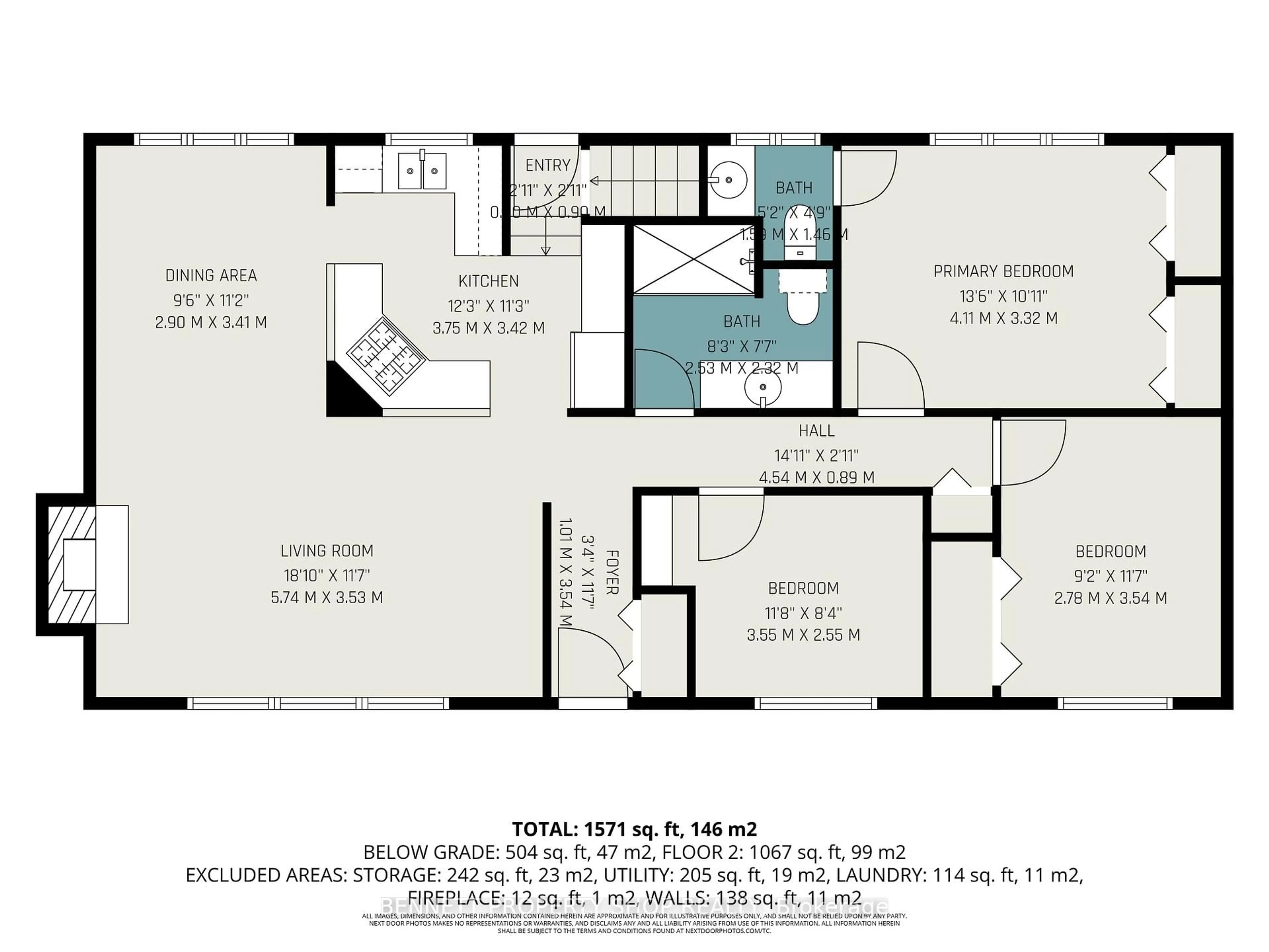 Floor plan for 17 Glenmanor Dr, Ottawa Ontario K2G 3E8