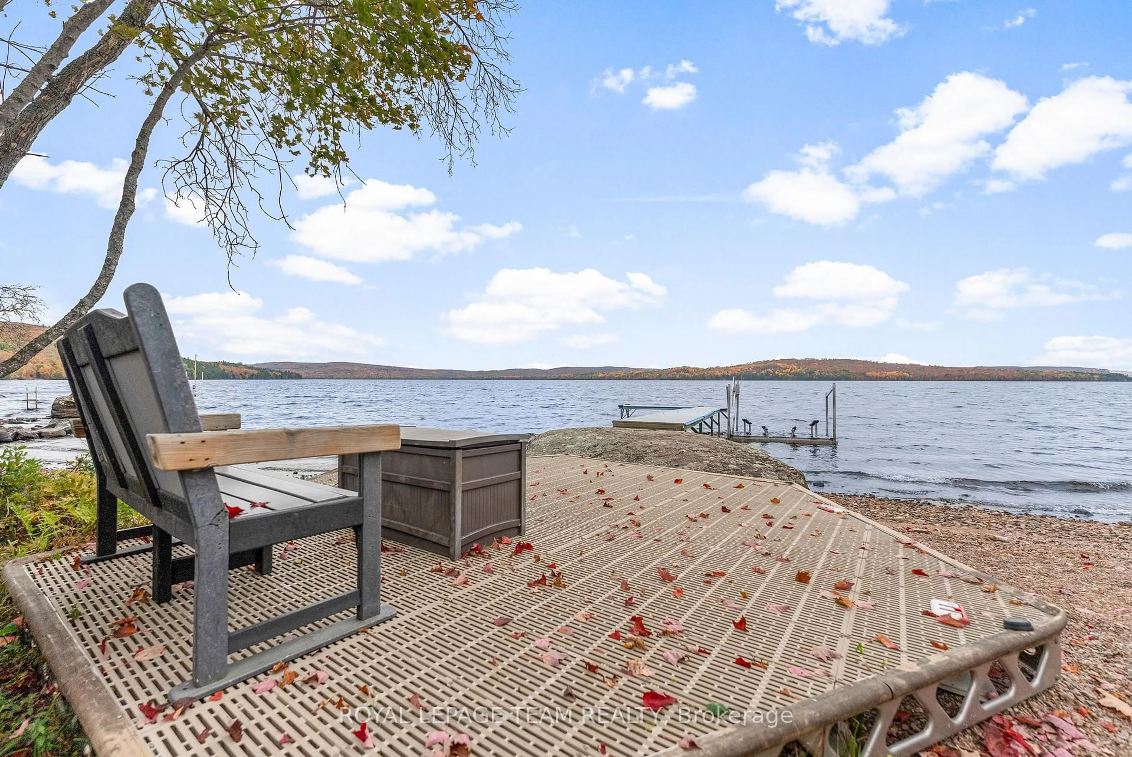 Patio, water/lake/river/ocean view for 679 Curtiss Rd, Barry's Bay Ontario K0J 1B0