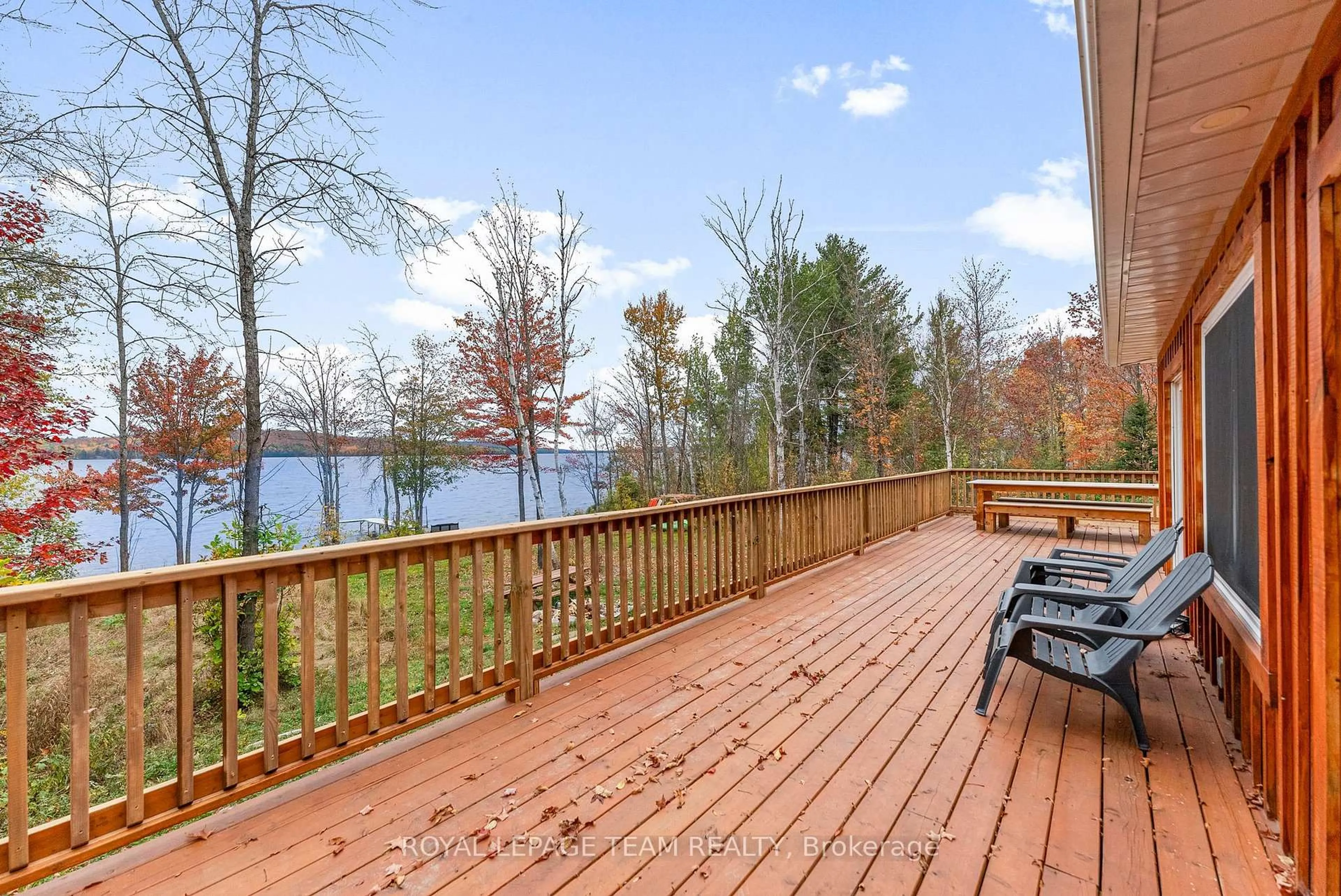 Patio, water/lake/river/ocean view for 679 Curtiss Rd, Barry's Bay Ontario K0J 1B0