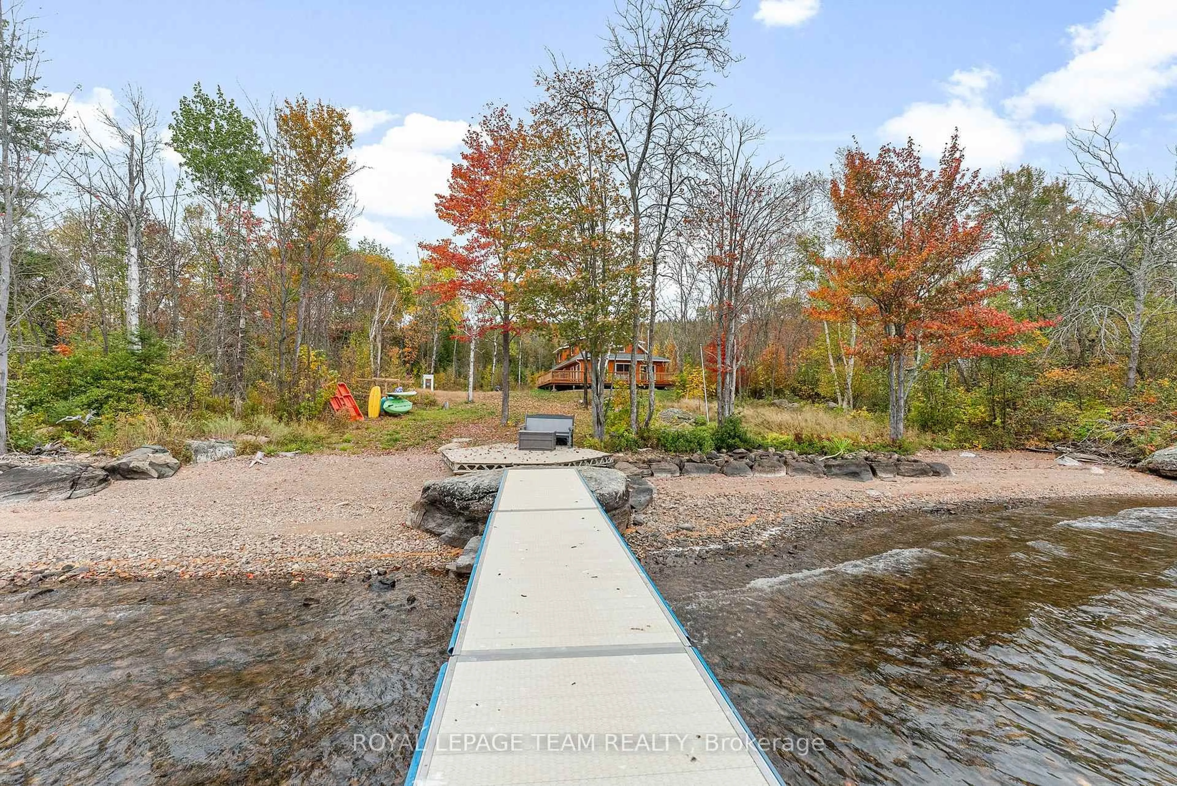 Patio, water/lake/river/ocean view for 679 Curtiss Rd, Barry's Bay Ontario K0J 1B0