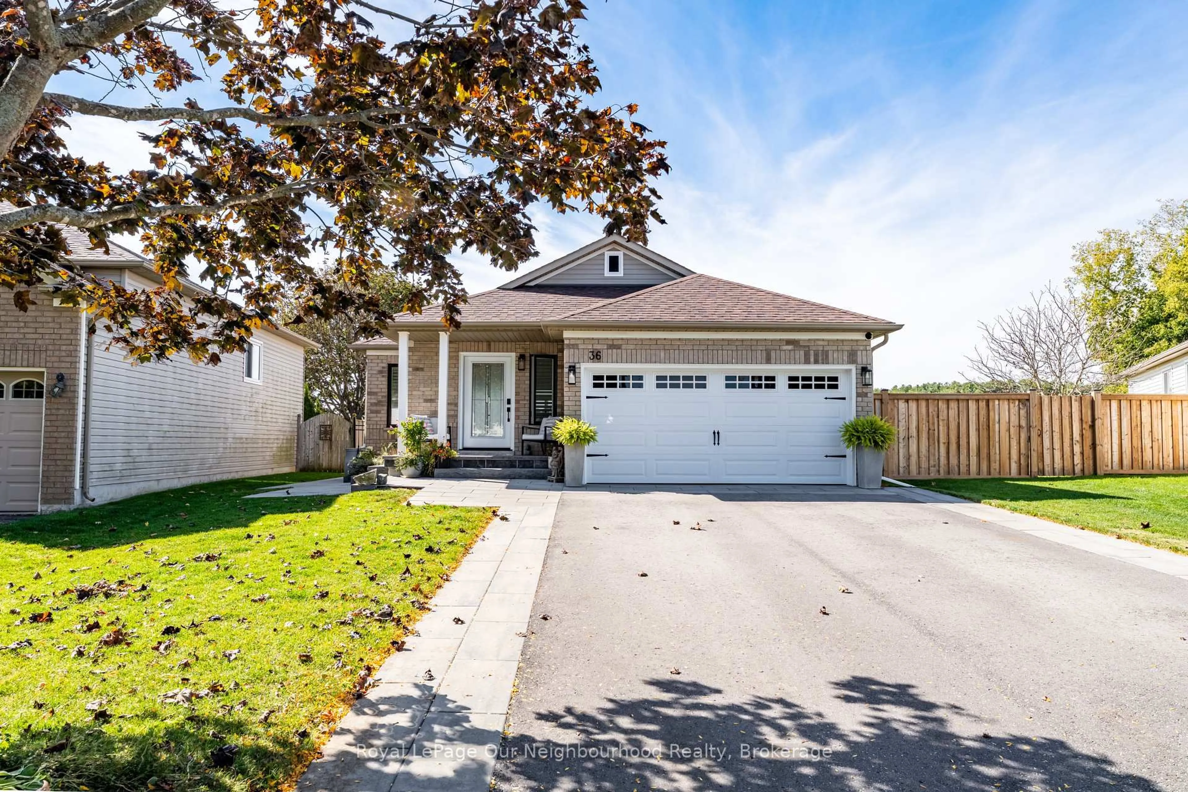 Home with vinyl exterior material, street for 36 Huffman Ave, Port Hope Ontario L1A 4K1