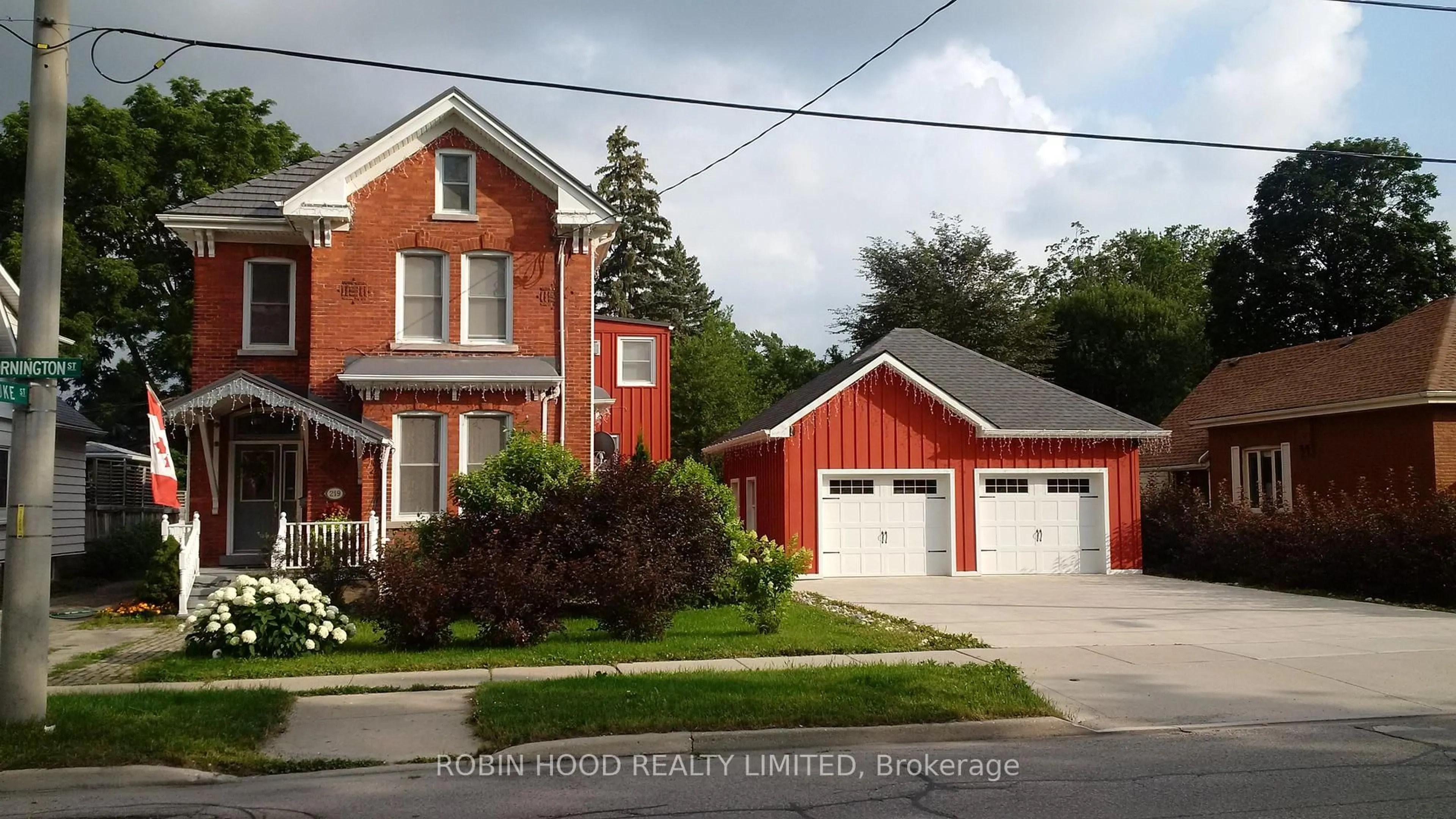 Home with brick exterior material, street for 219 Mornington St, Stratford Ontario N5A 5G4