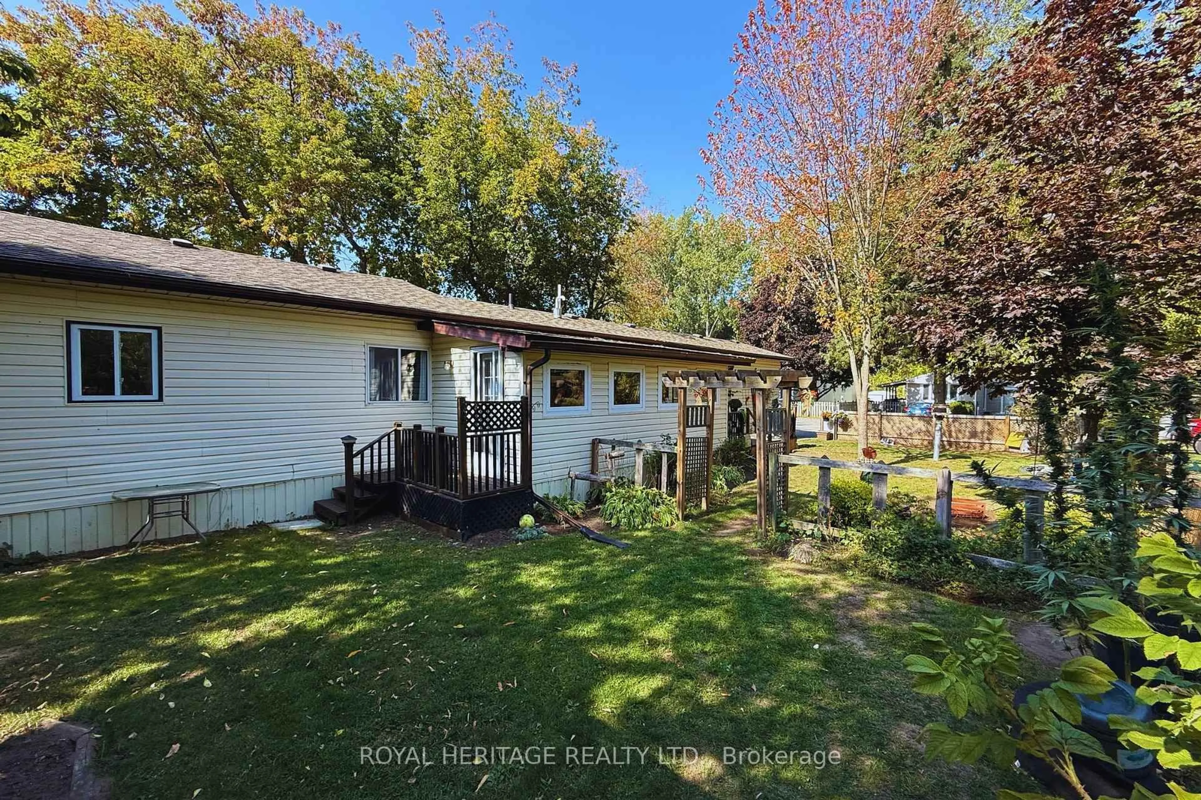A pic from outside/outdoor area/front of a property/back of a property/a pic from drone, unknown for 529 Old Highway 2 #137, Quinte West Ontario K8V 5P5