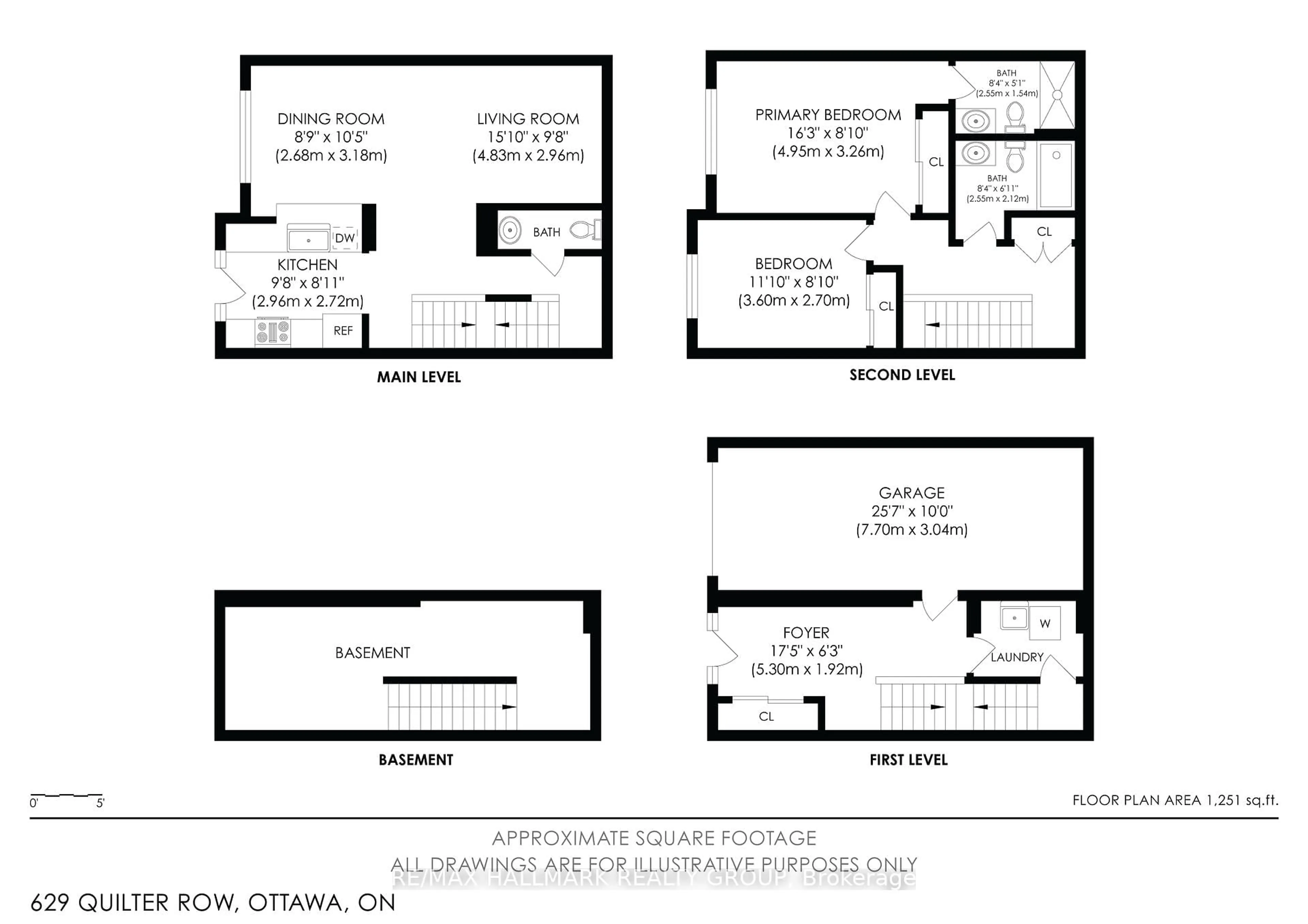 Floor plan for 629 Quilter Row, Richmond Ontario K0A 2Z0