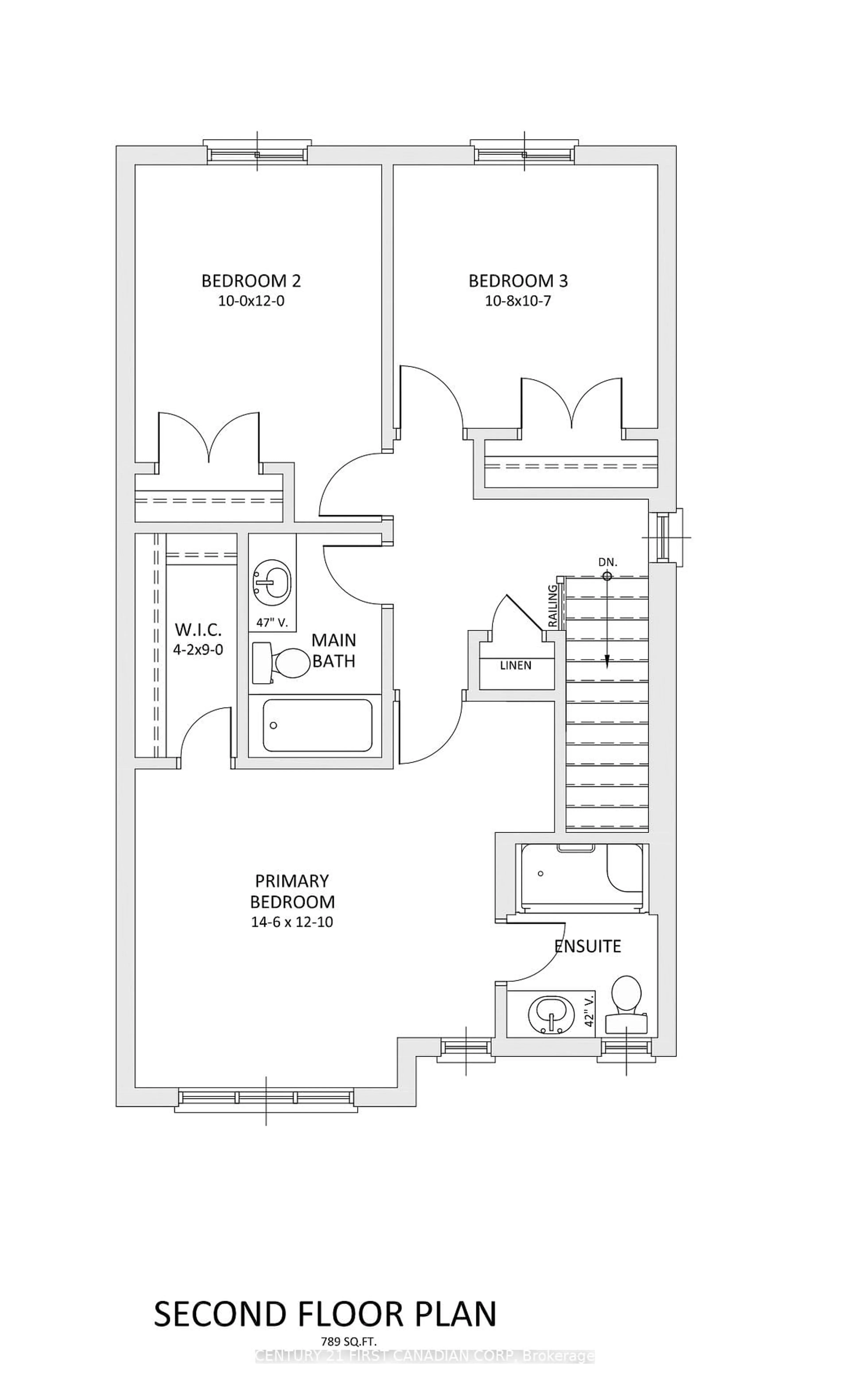 Floor plan for 202 Bowman Dr, Middlesex Centre Ontario N0M 2A0