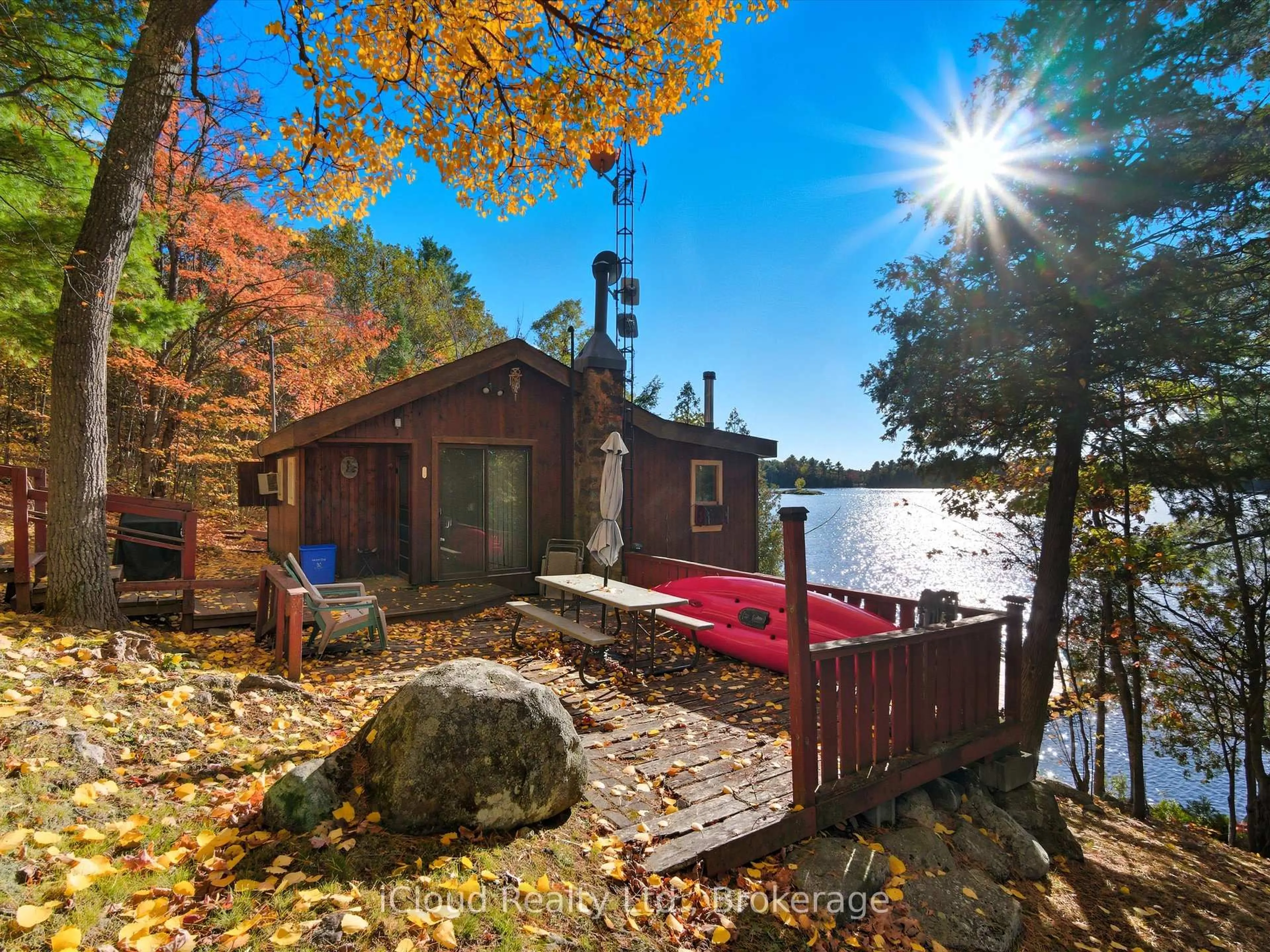 Patio, water/lake/river/ocean view for 1128 124 Highway, Whitestone Ontario P0A 1G0