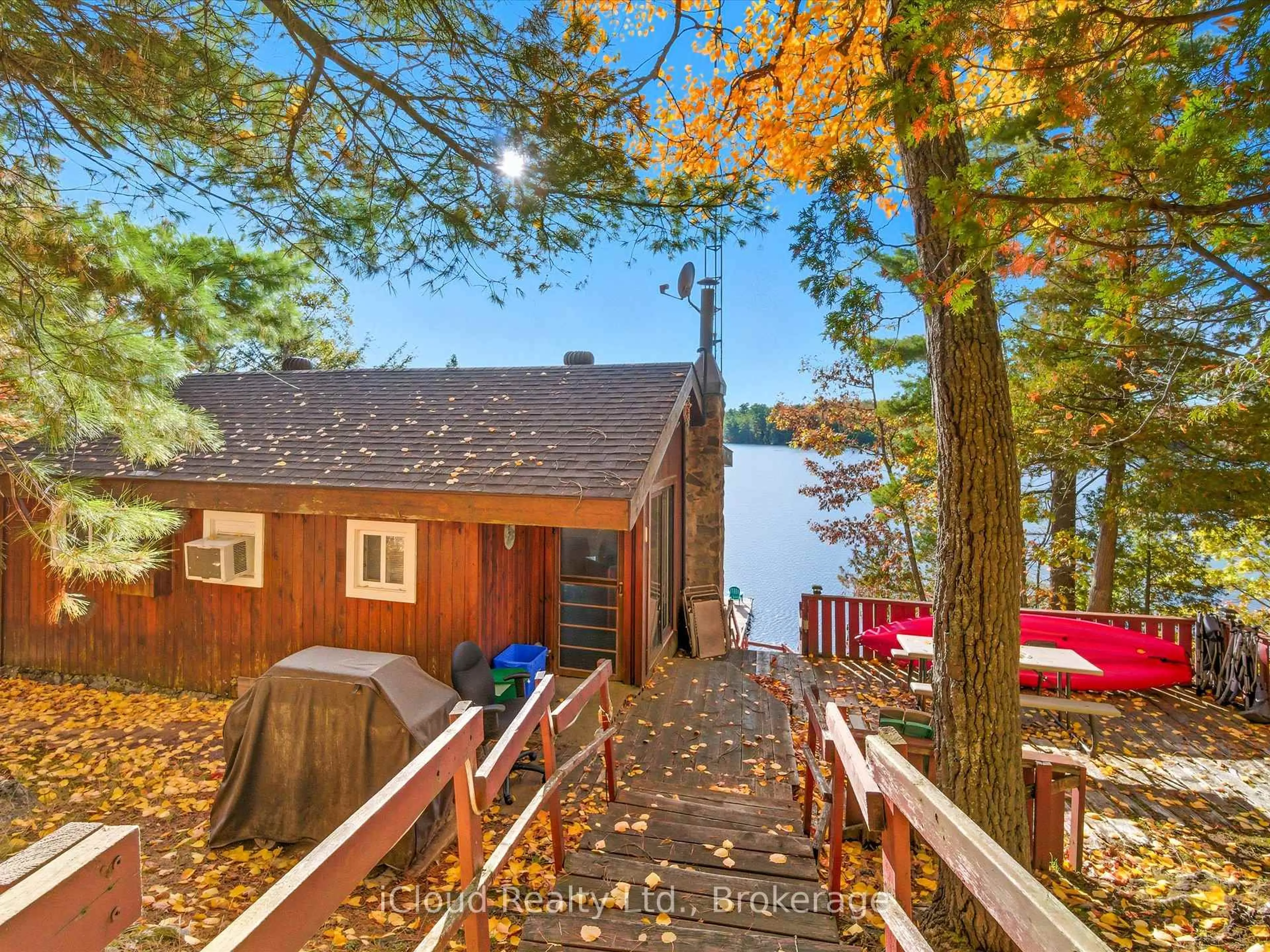 Patio, water/lake/river/ocean view for 1128 124 Highway, Whitestone Ontario P0A 1G0