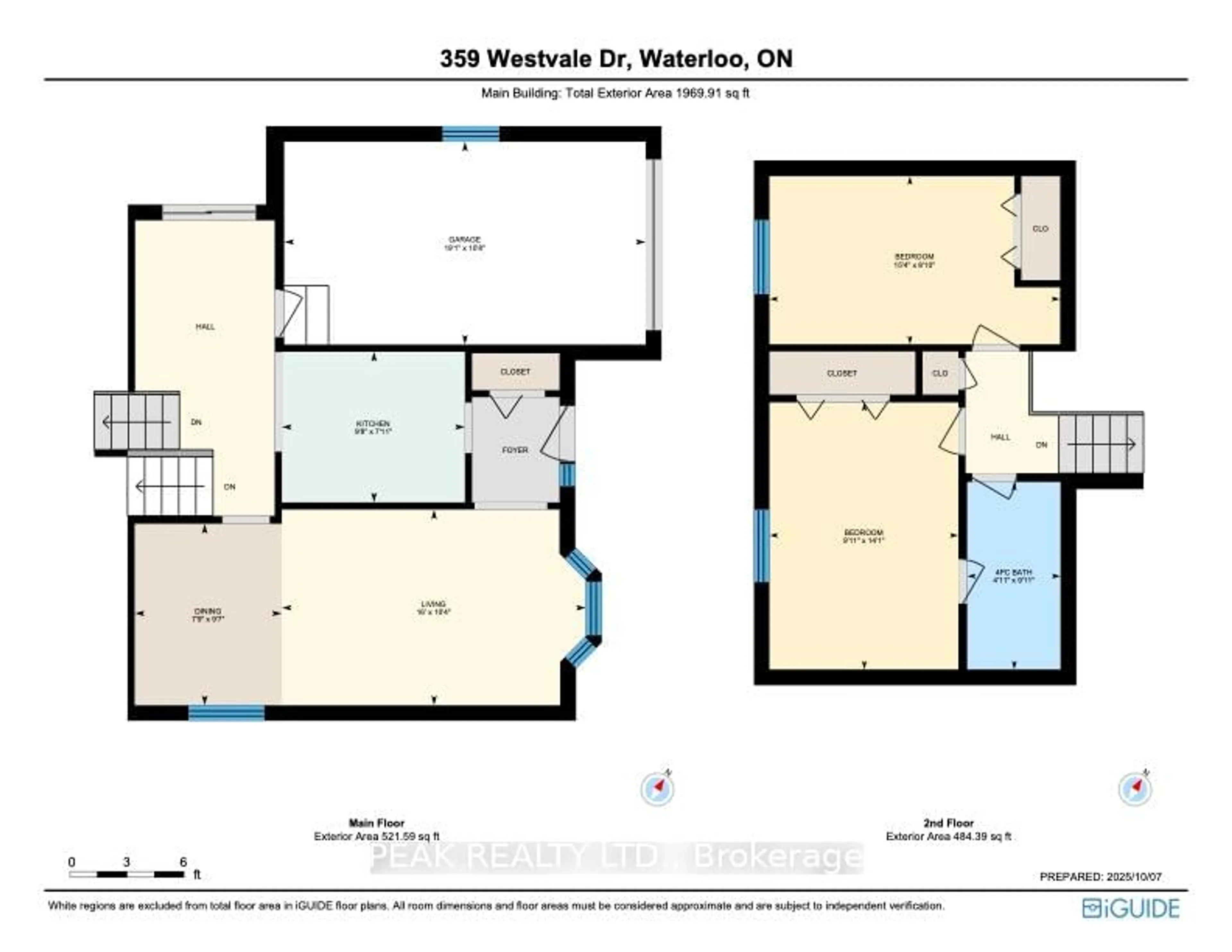 Floor plan for 359 Westvale Dr, Waterloo Ontario N2T 2M6