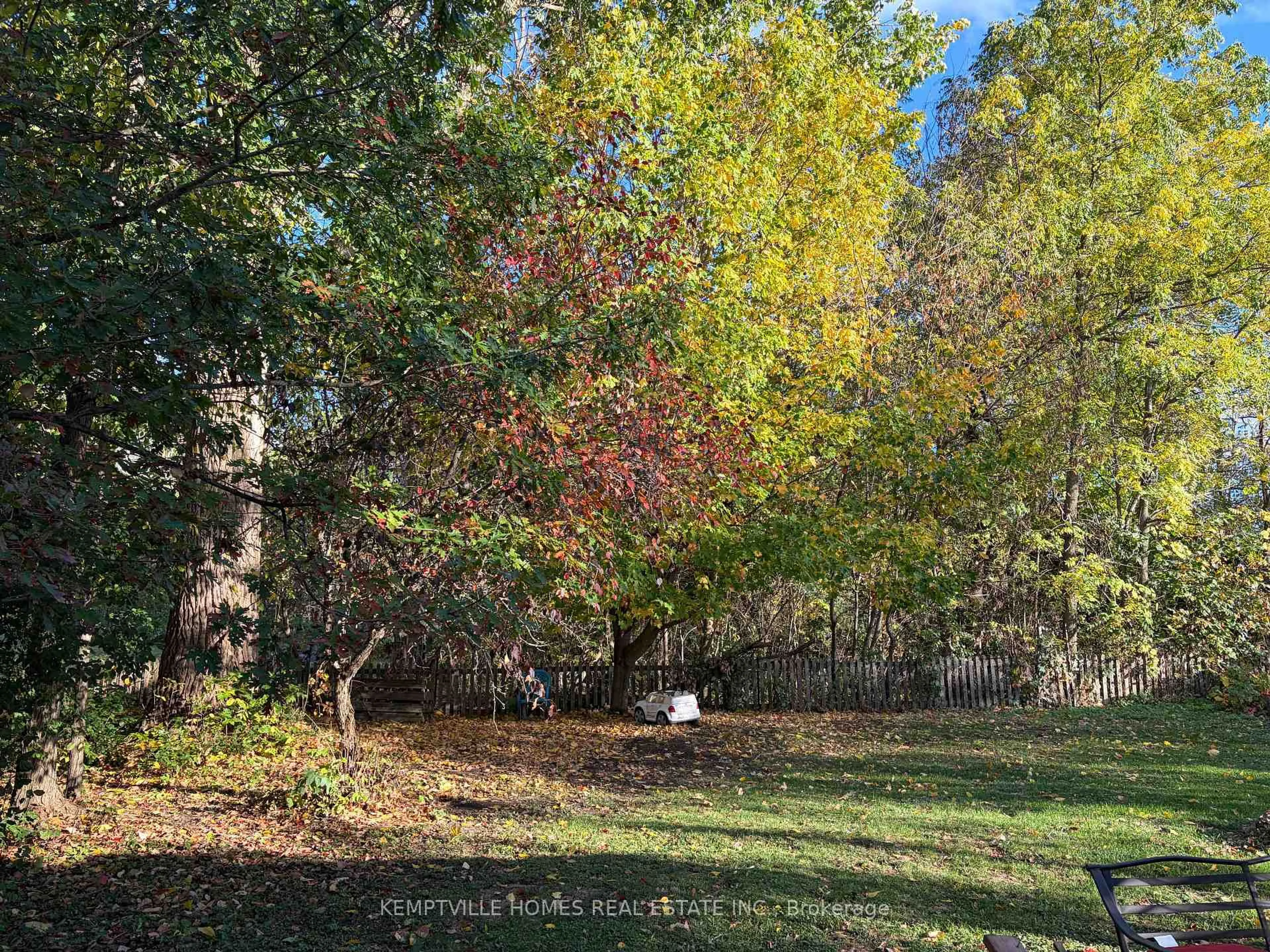 A pic from outside/outdoor area/front of a property/back of a property/a pic from drone, forest/trees view for 10 BRIDGE St, North Grenville Ontario K0G 1S0