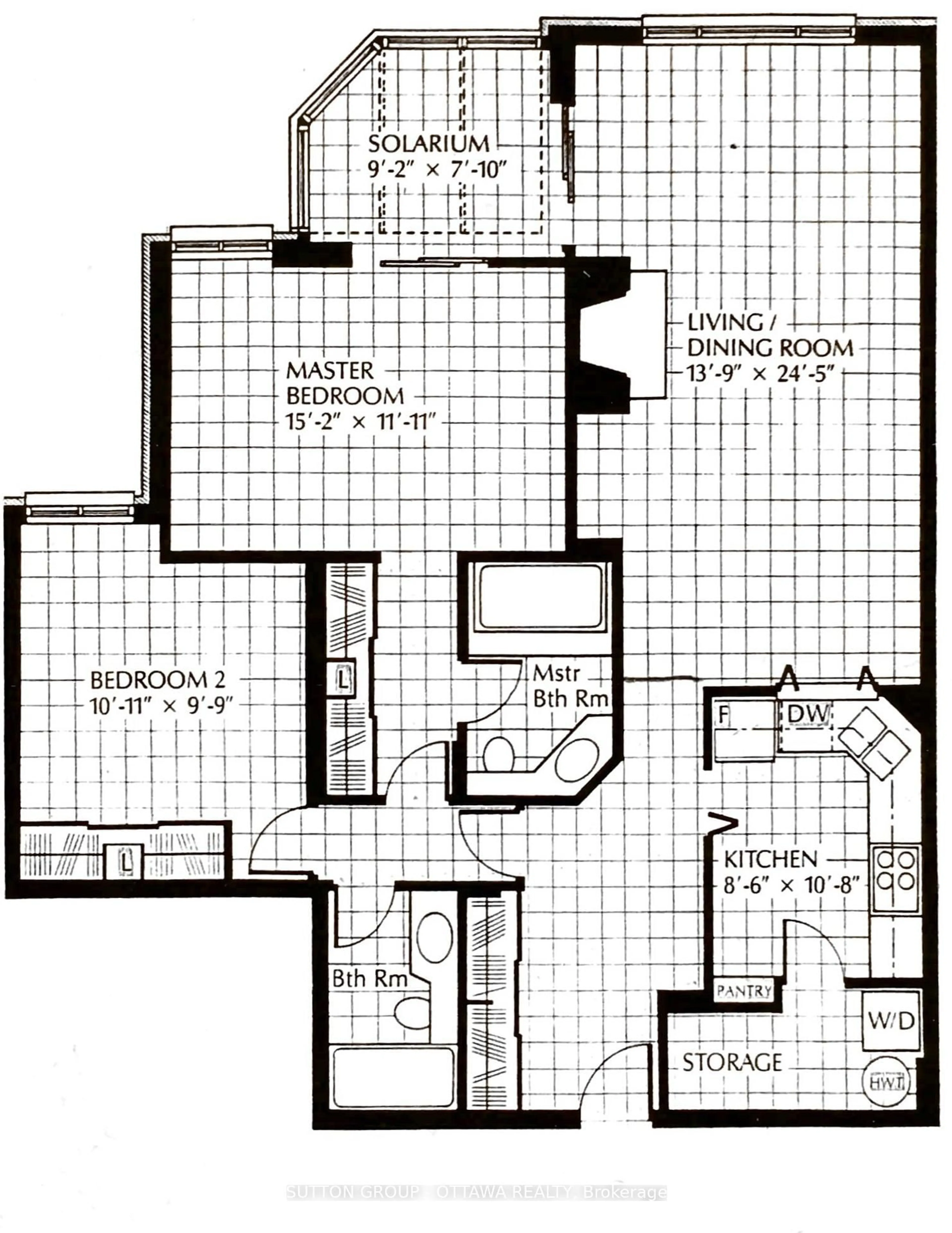Floor plan for 261 BOTANICA Private #Unit 62, Ottawa Ontario K1Y 4P9