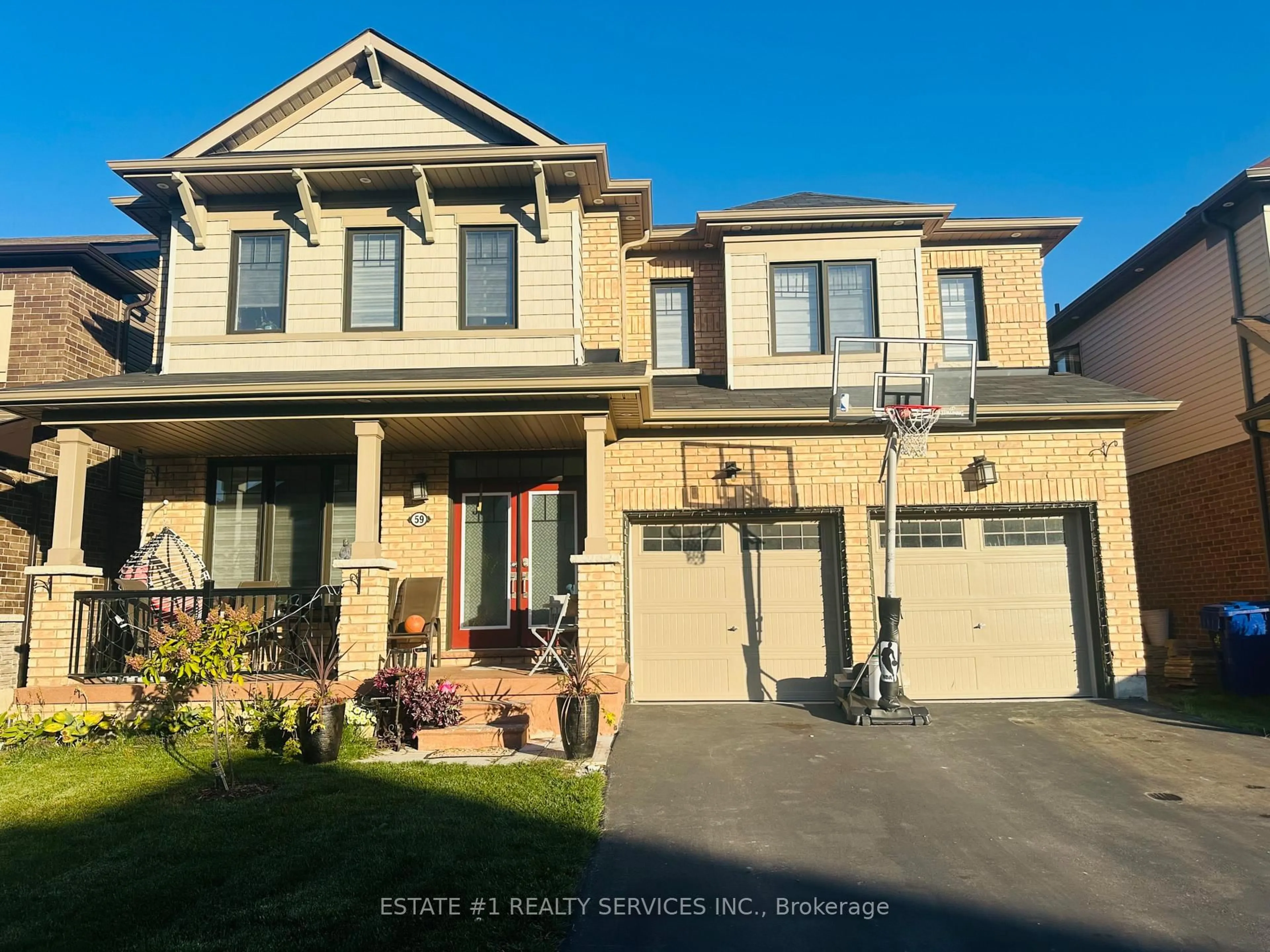 Home with brick exterior material, street for 59 July Ave, Hamilton Ontario L8J 0M4