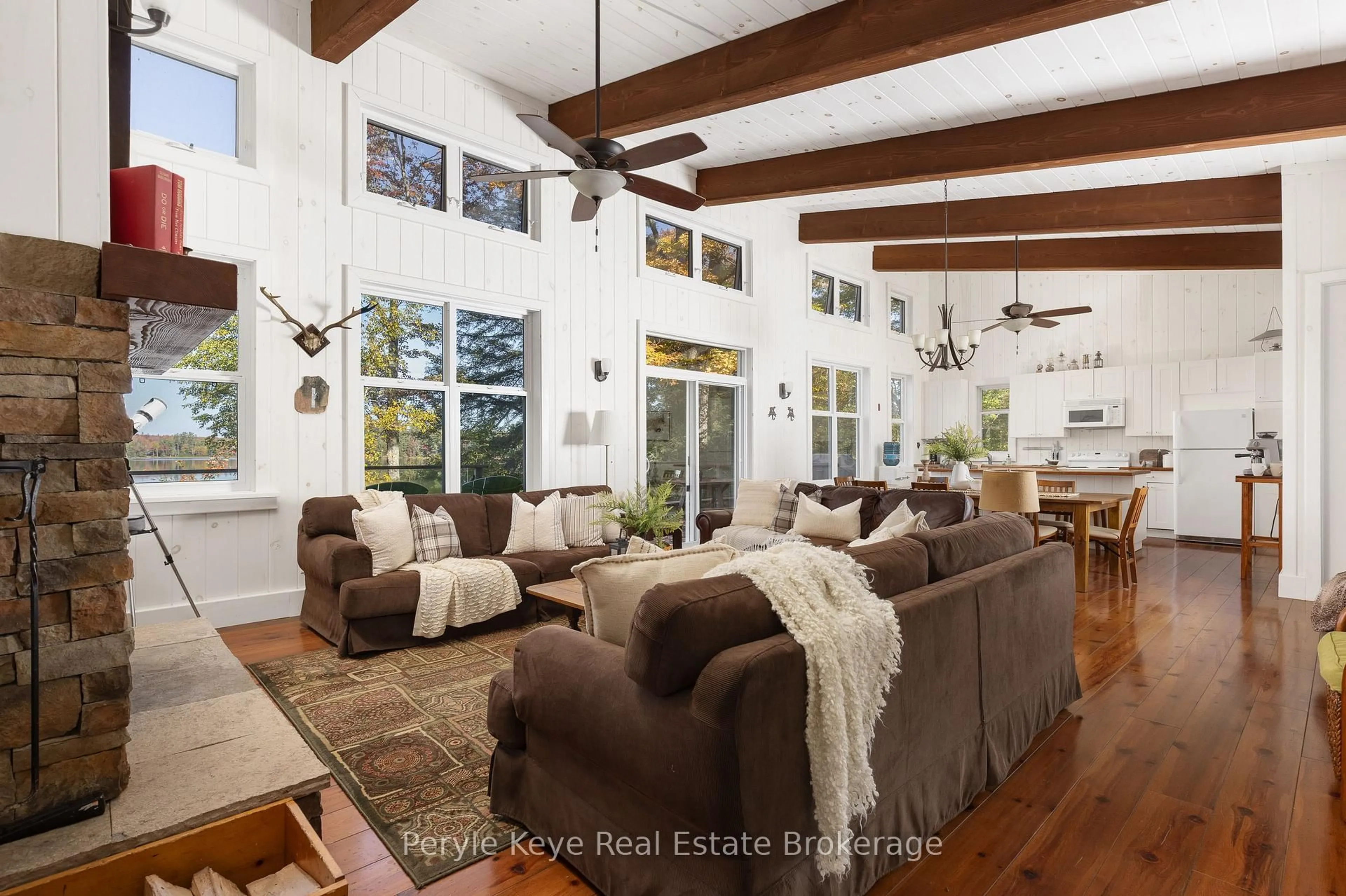 Living room with furniture, unknown for 1127 Whispering Pines Tr, Bracebridge Ontario P0H 0A9