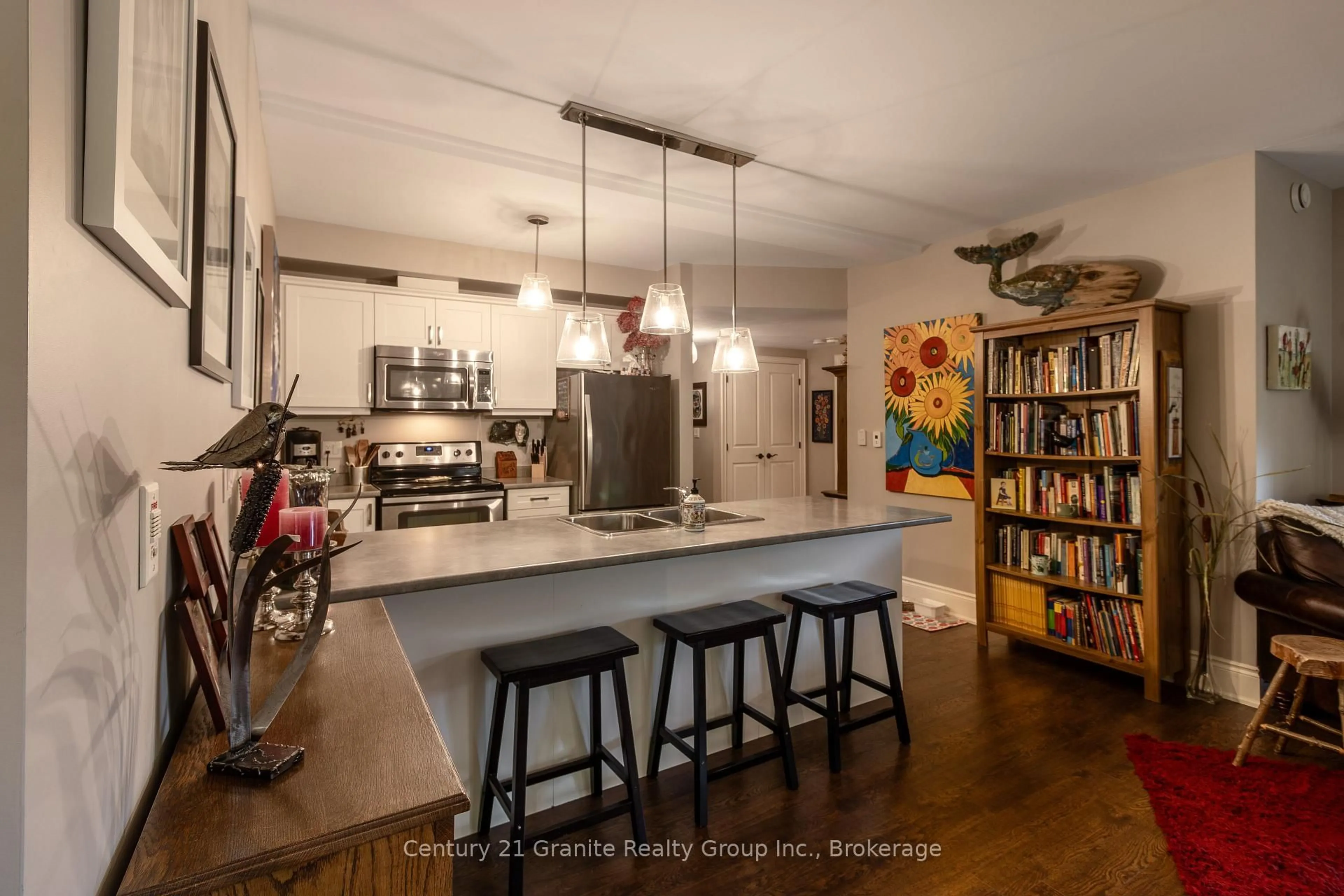 Open concept kitchen, unknown for 9 Newcastle St #101, Minden Hills Ontario K0M 2K0