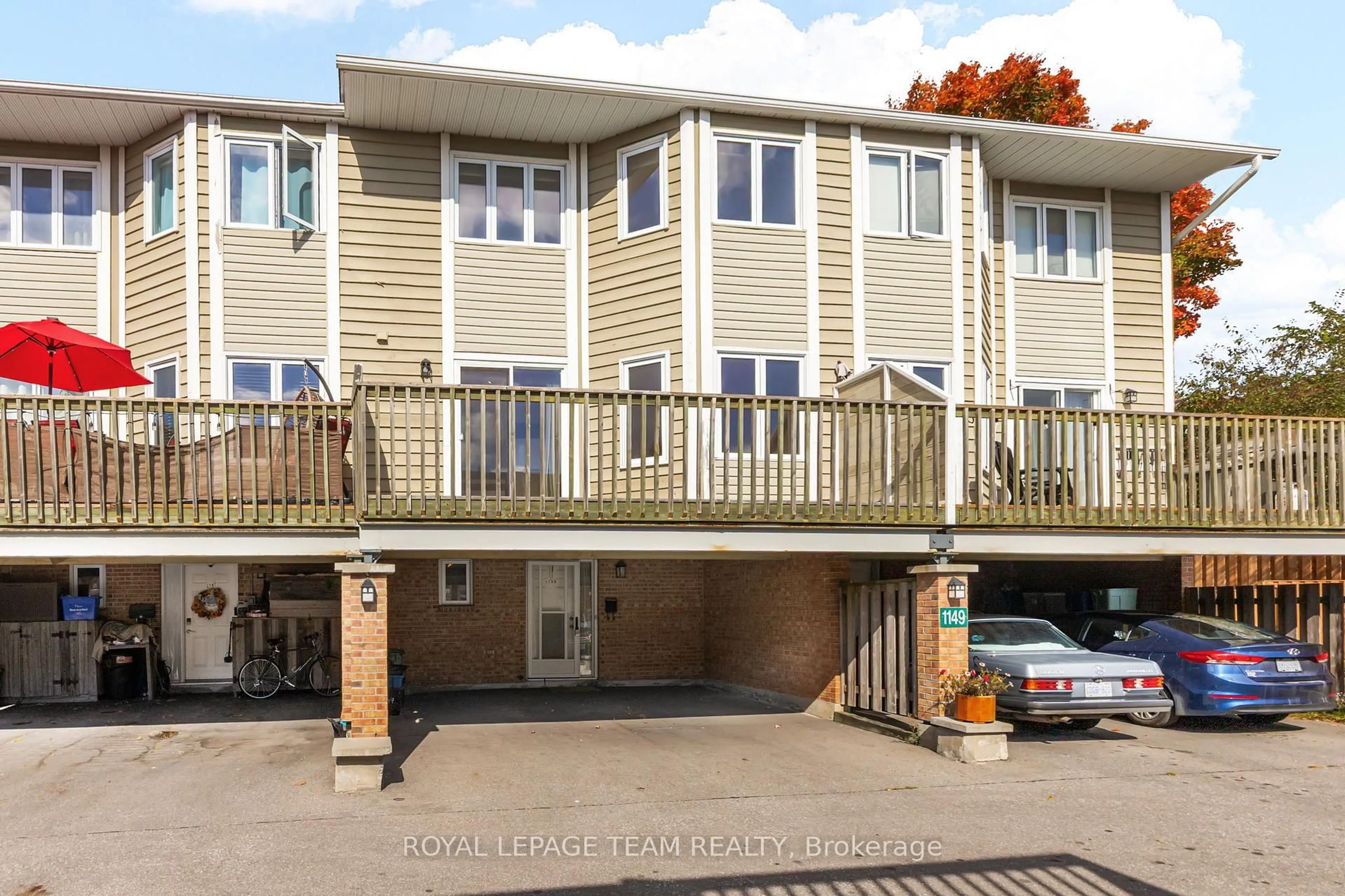 Patio, street for 1149 Chimney Hill Way #14, Ottawa Ontario K1J 8Z9