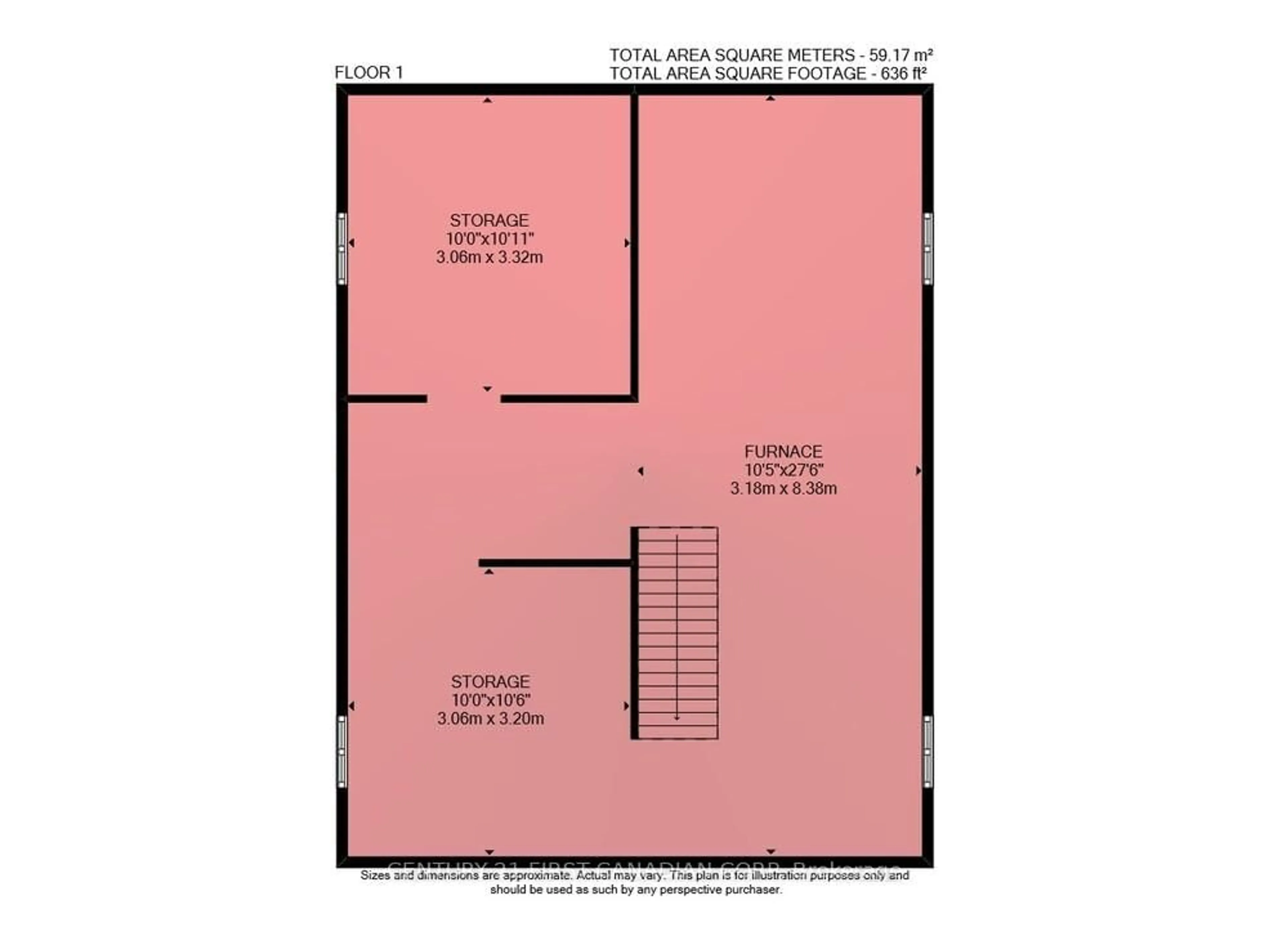 Floor plan for 42 Briscoe St, London South Ontario N6C 1W9