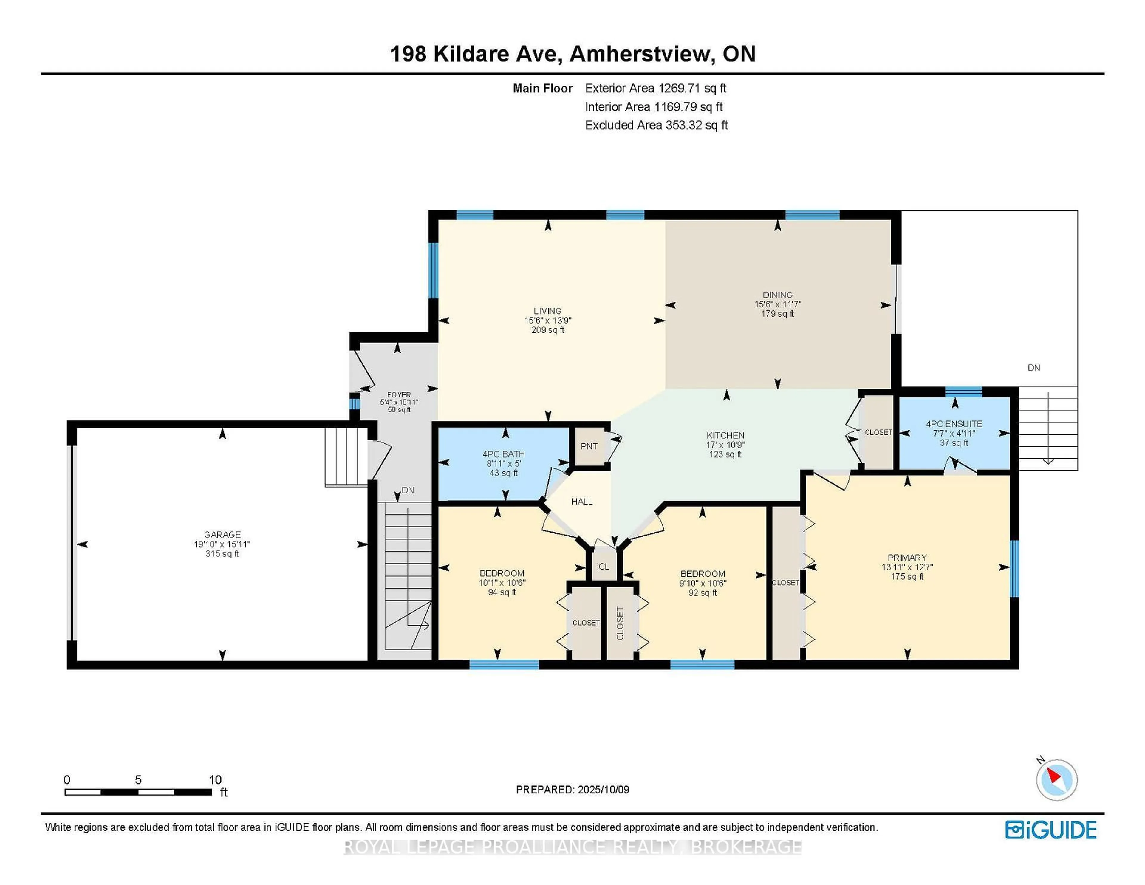 Floor plan for 198 Kildare Ave, Loyalist Ontario K7N 0A4