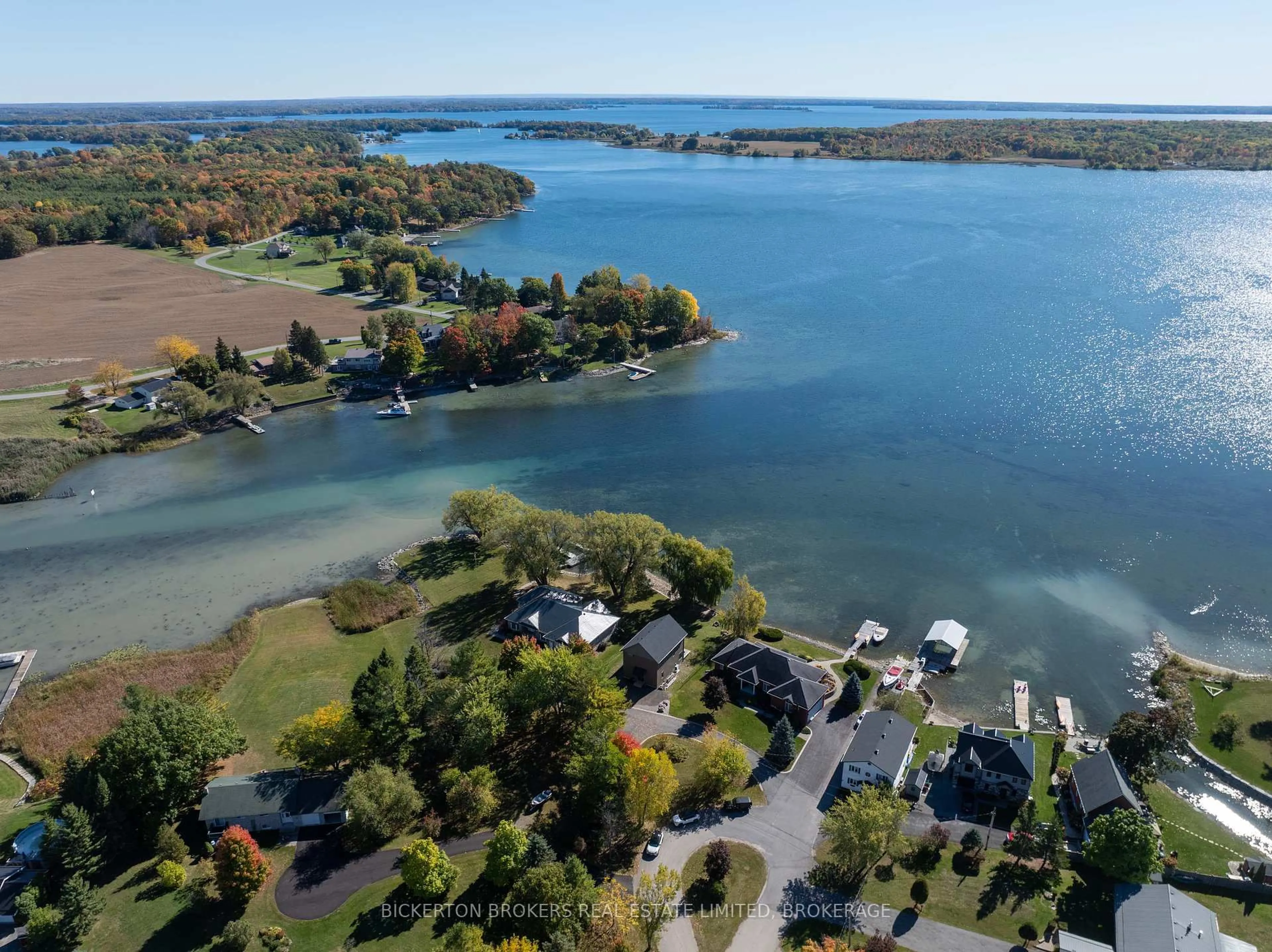 A pic from outside/outdoor area/front of a property/back of a property/a pic from drone, water/lake/river/ocean view for 113 Willowbank Rd, Gananoque Ontario K7G 2V5