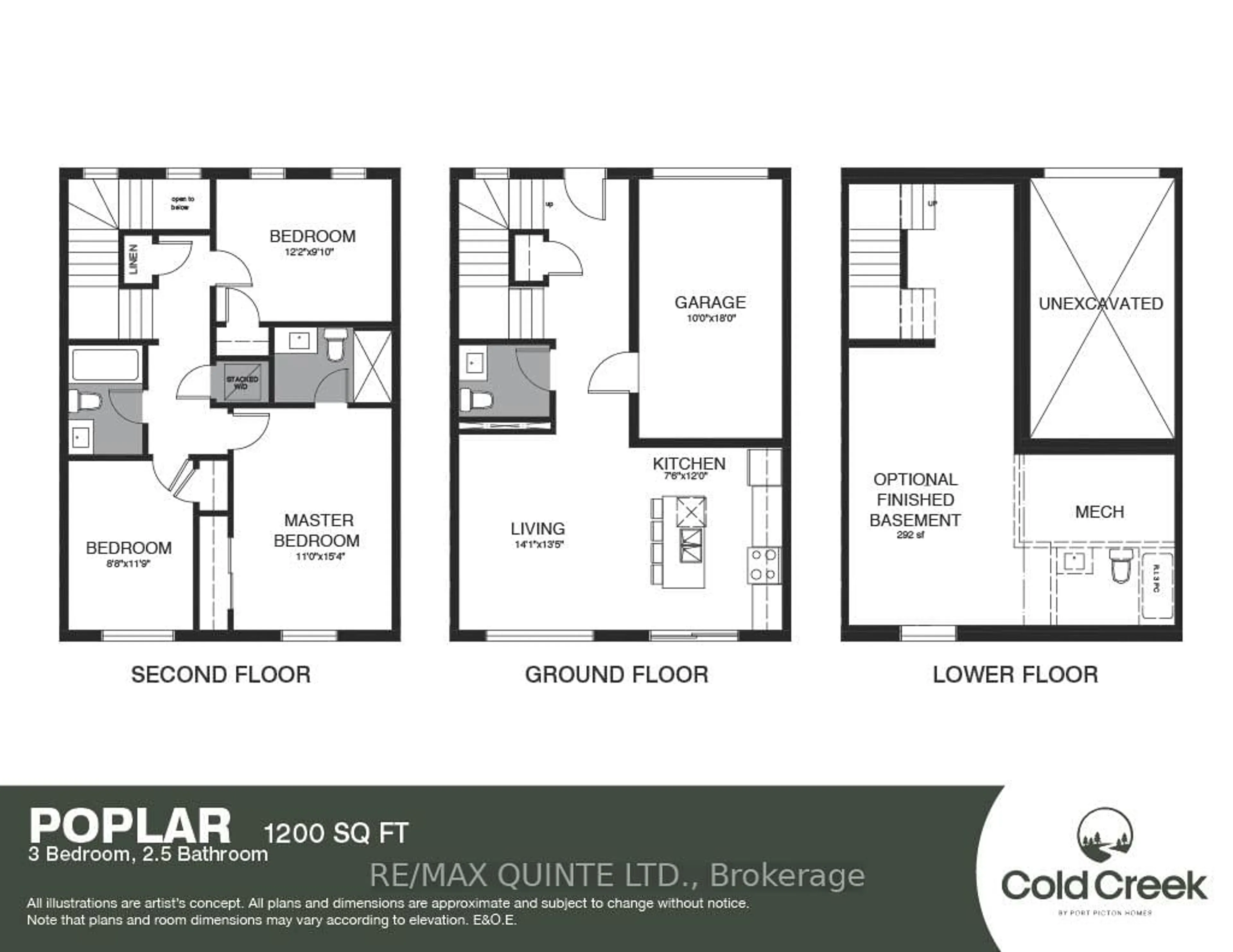 Floor plan for 74 Hineman St, Prince Edward County Ontario K0K 2T0