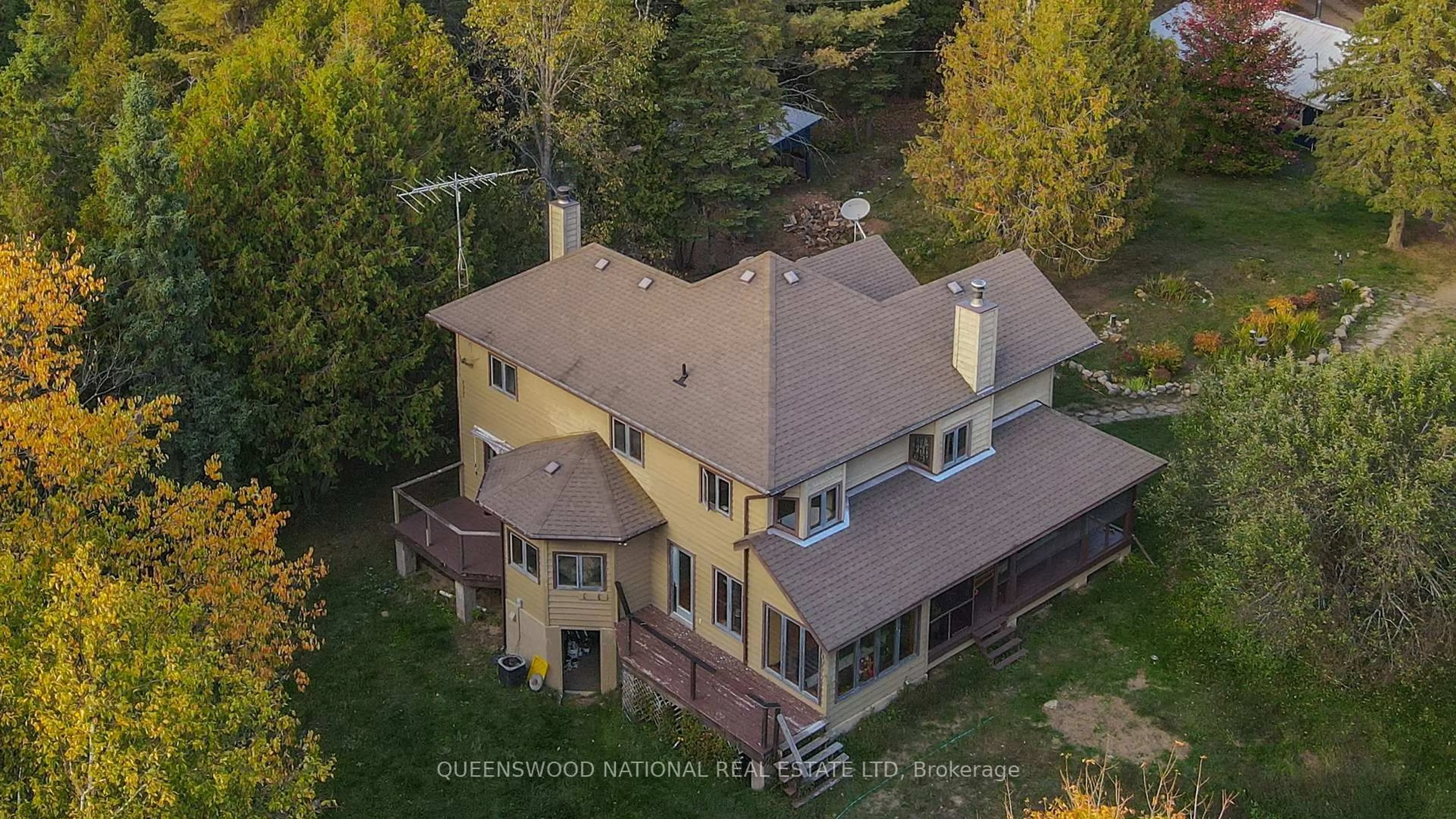 A pic from outside/outdoor area/front of a property/back of a property/a pic from drone, unknown for 3130 Letterkenny Rd, Wilno Ontario K0J 2N0