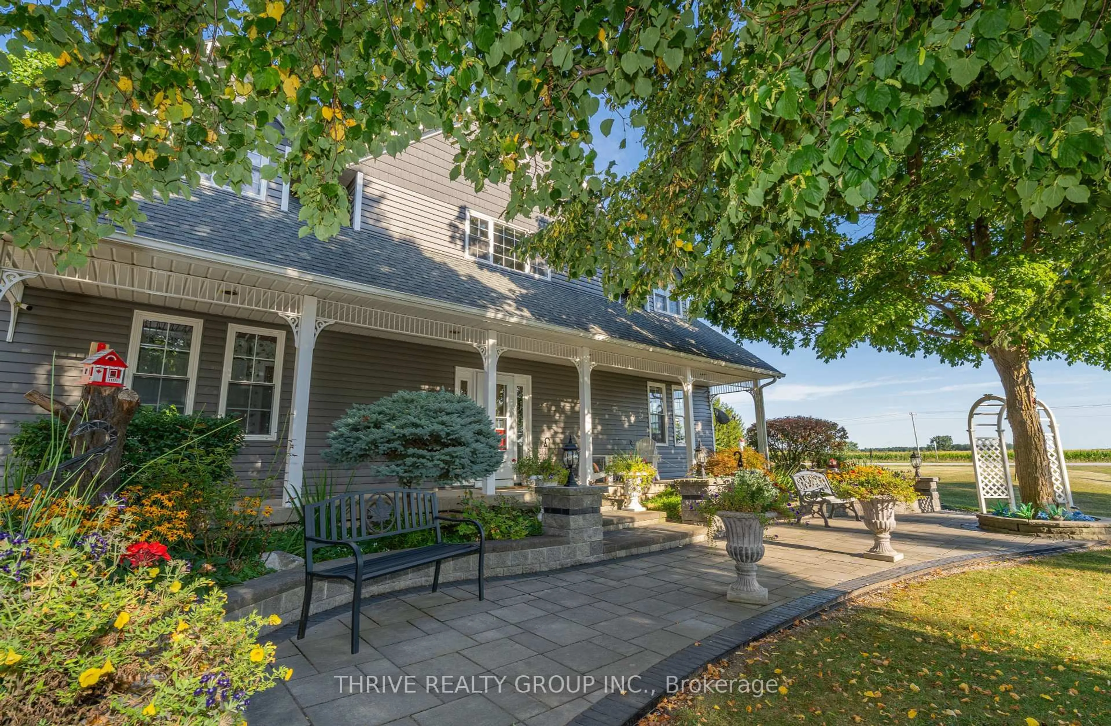 Patio, water/lake/river/ocean view for 6228 Bethel Rd, Warwick Ontario N0M 2S0