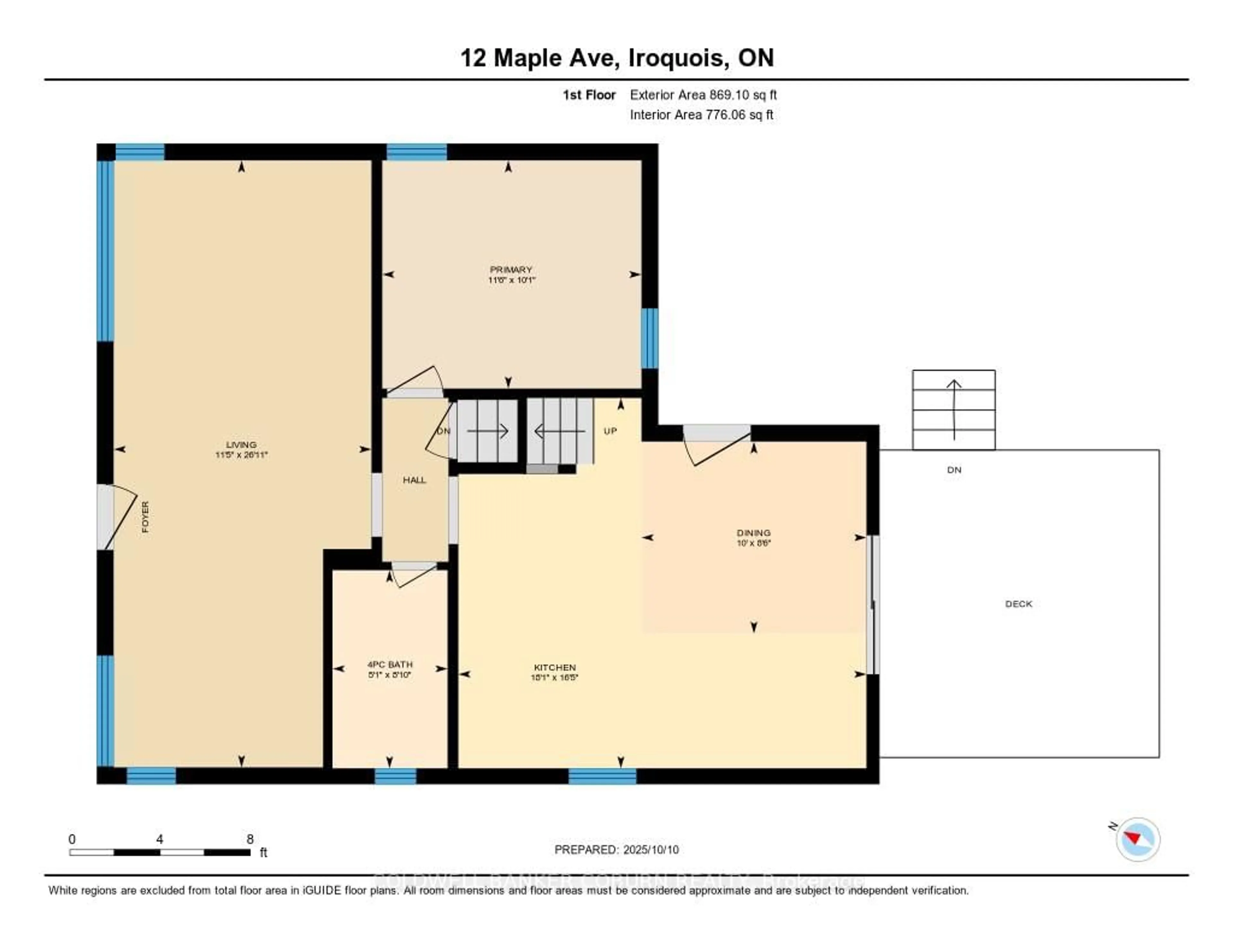 Floor plan for 12 Maple Ave, South Dundas Ontario K0E 1K0