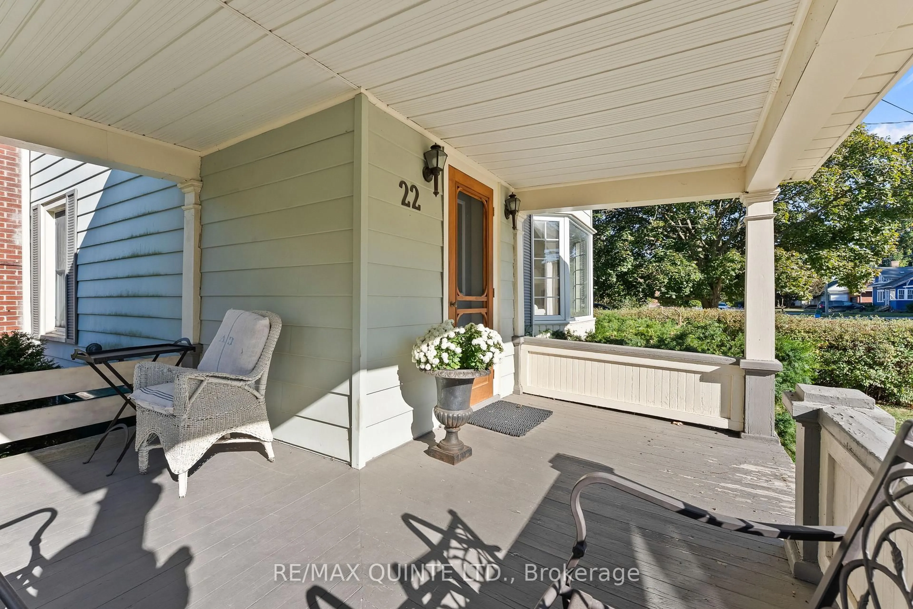 Patio, street for 22 Maple Ave, Prince Edward County Ontario K0K 2T0
