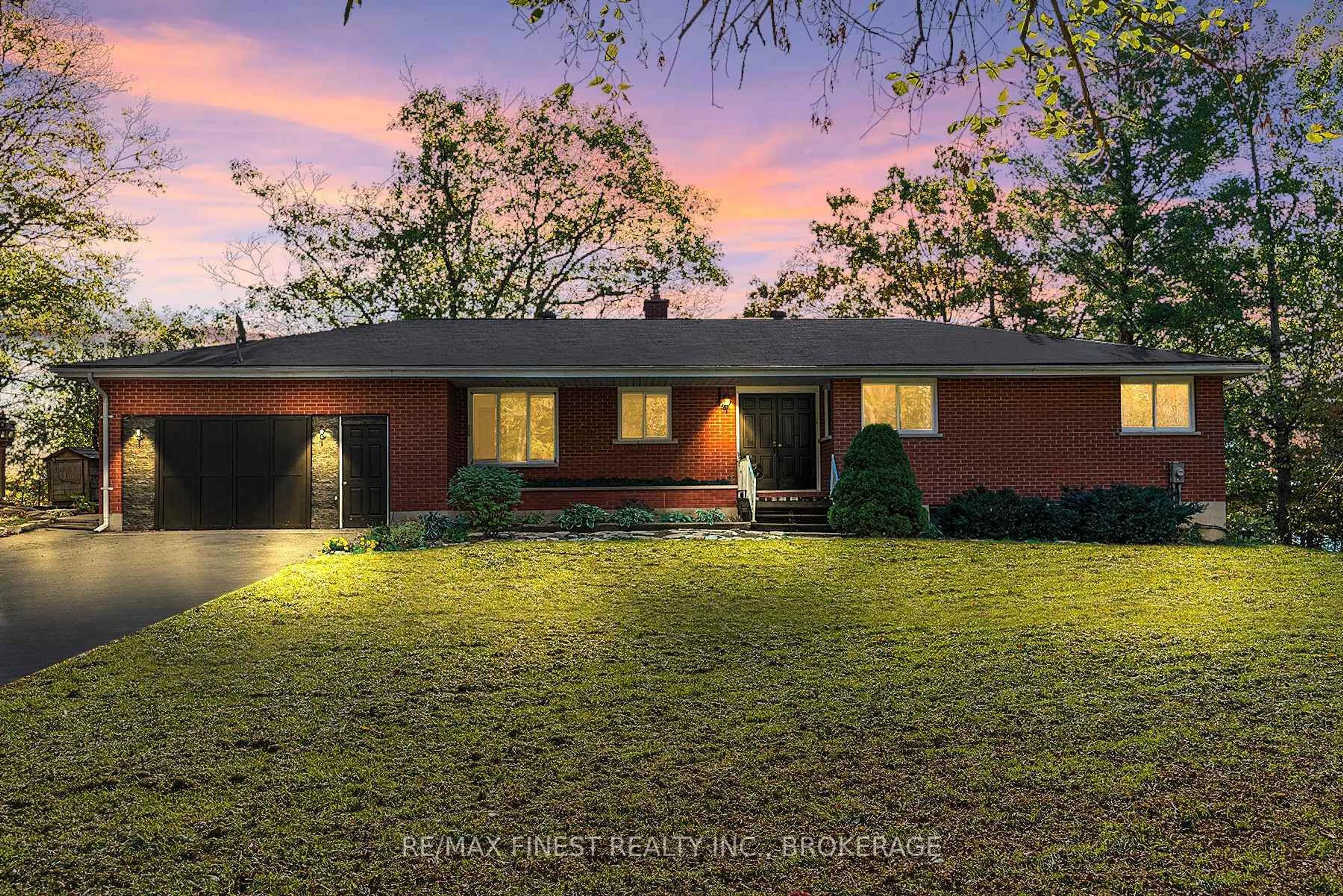 Home with brick exterior material, street for 4236 Pine Ridge Dr, Verona Ontario K0H 2W0