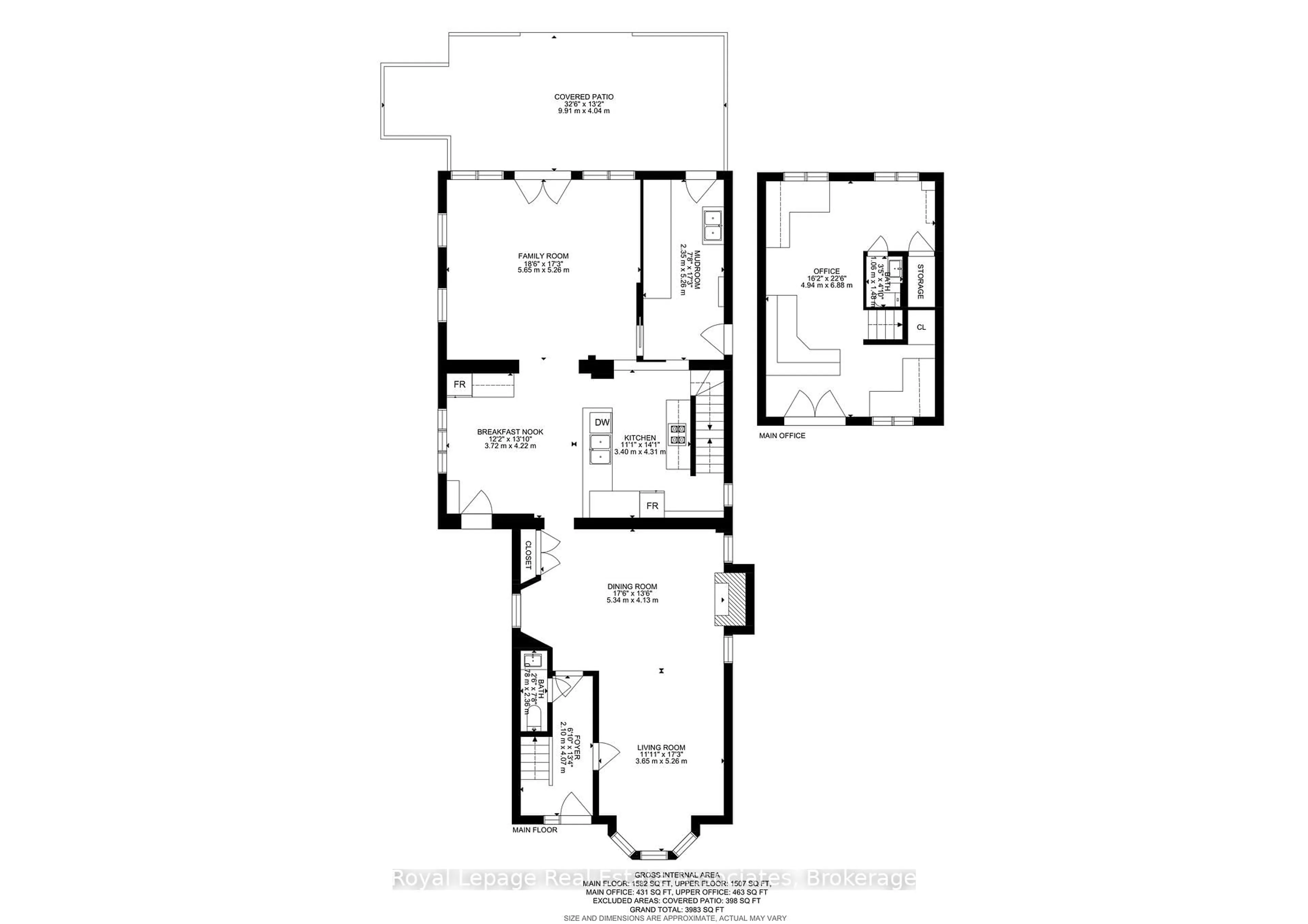 Floor plan for 226 Main St, Erin Ontario N0B 1T0