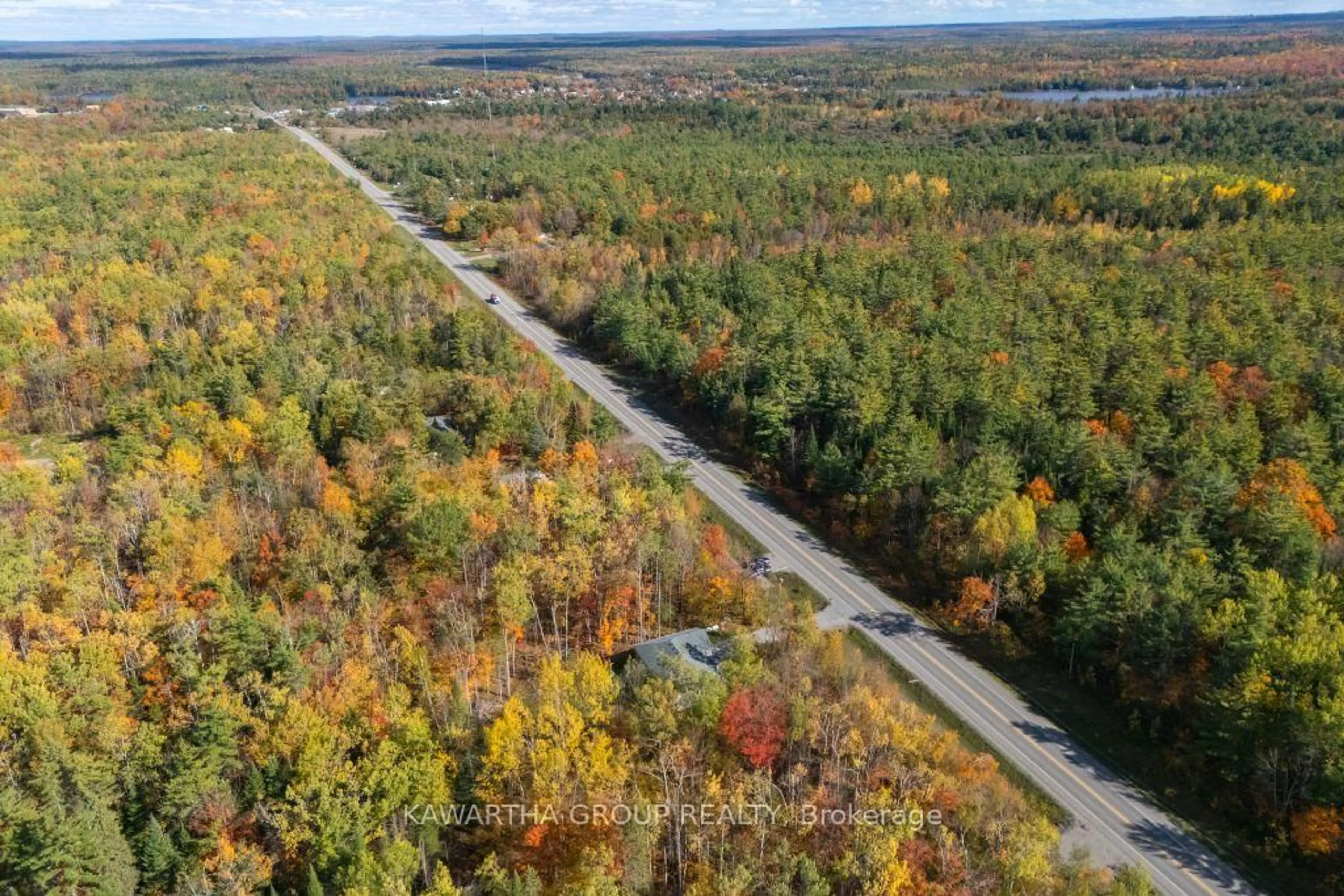 A pic from outside/outdoor area/front of a property/back of a property/a pic from drone, forest/trees view for 2757 County 48 Rd, Kawartha Lakes Ontario K0M 1K0